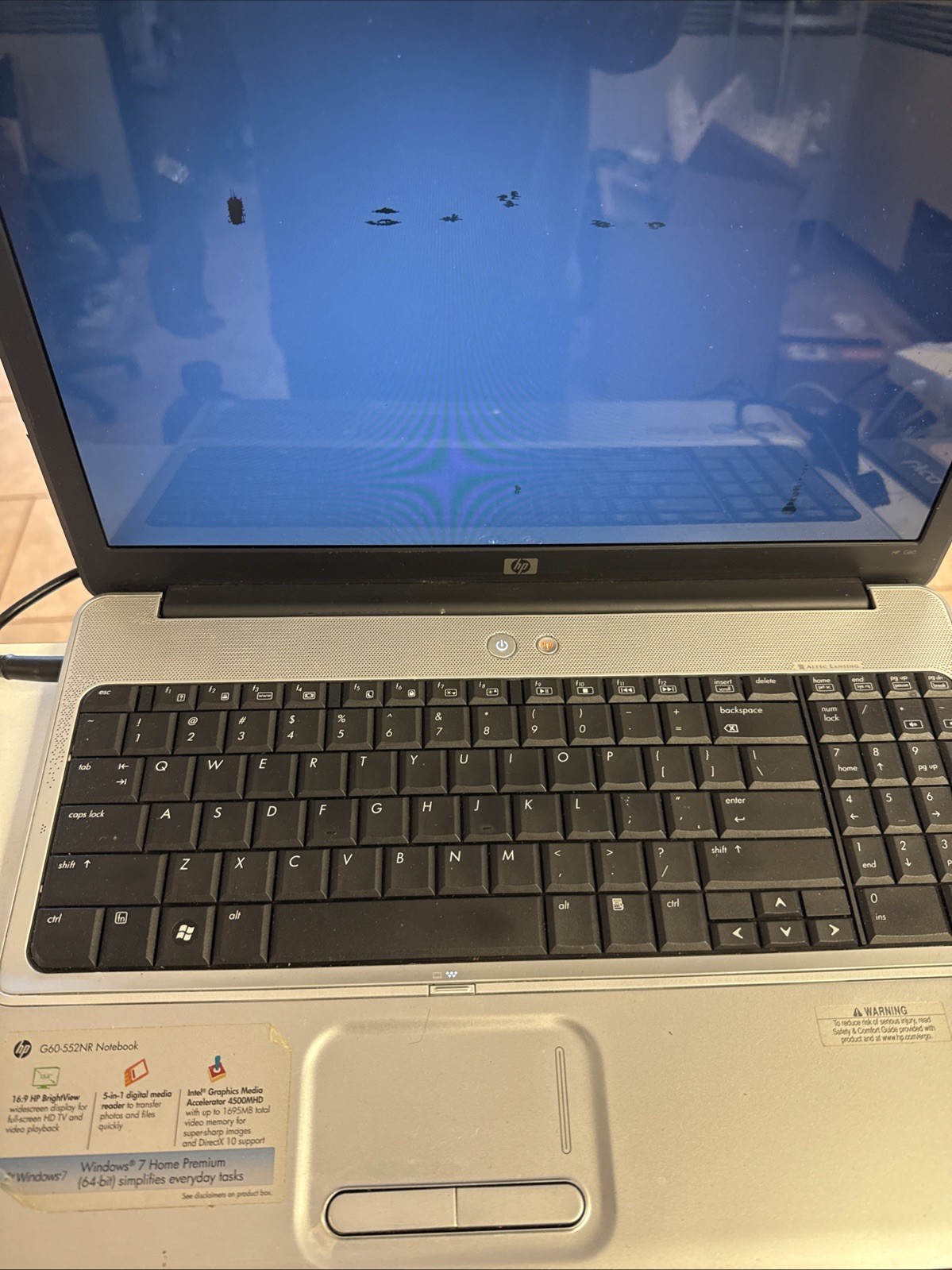 HP G60-552NR Notebook 15″ Laptop Intel Pentium Dual Core-