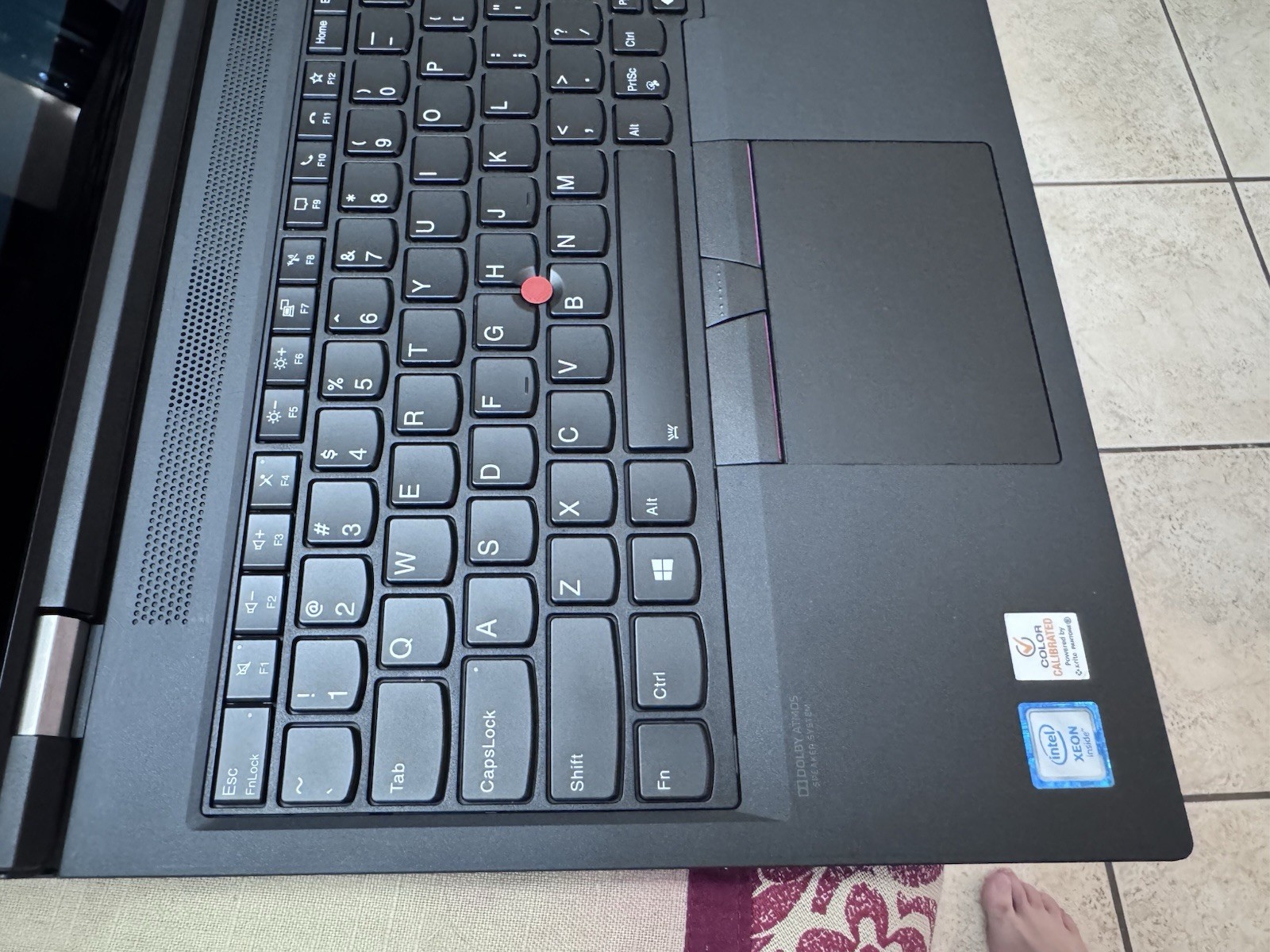 Lenovo ThinkPad P15 Gen 1 Xeon W-10855 RTX 5000 4K OLED Touch 32GB MEM 512GB SSD