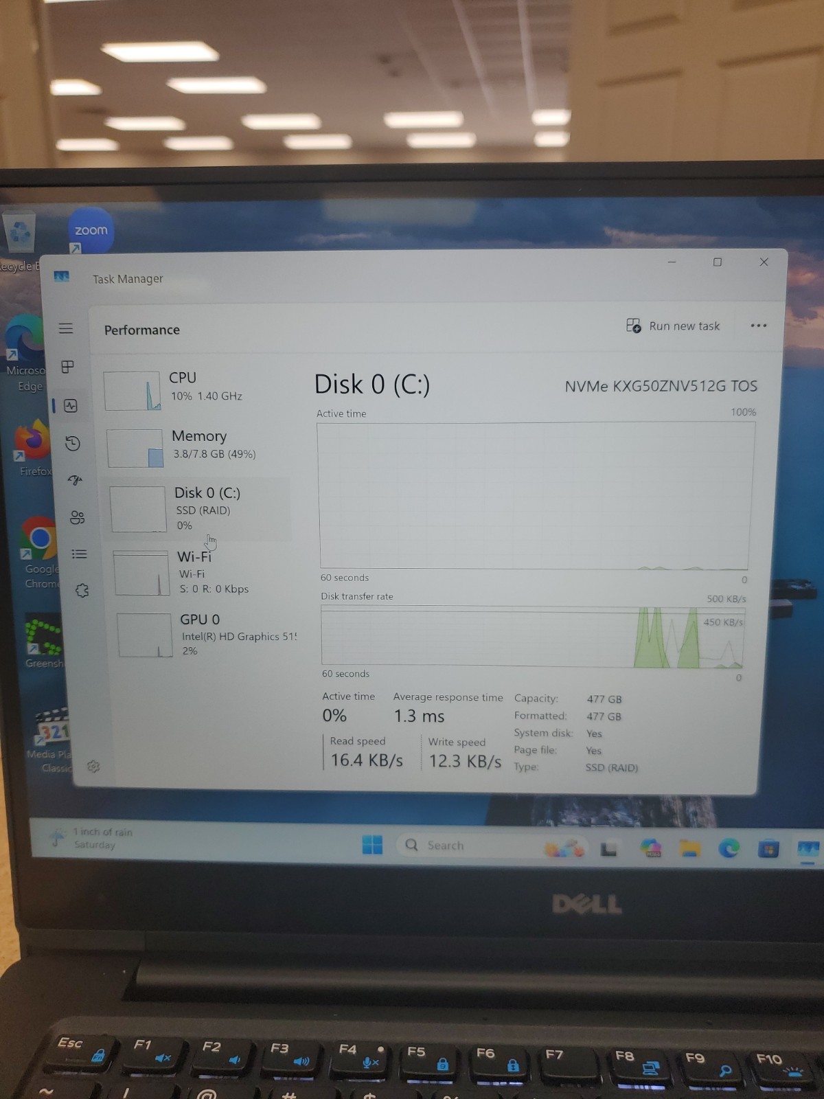 14″ Dell Latitude 7370 Laptop m7-6y75 8GB RAM 500GB SSD Win 11 Pro 060126-4