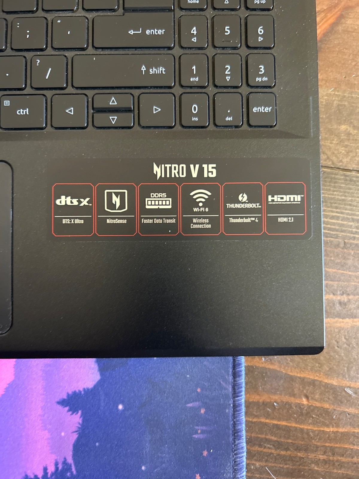 Acer Nitro V 15 Laptop NVIDIA GeForce RTX2060 16GB 475GB