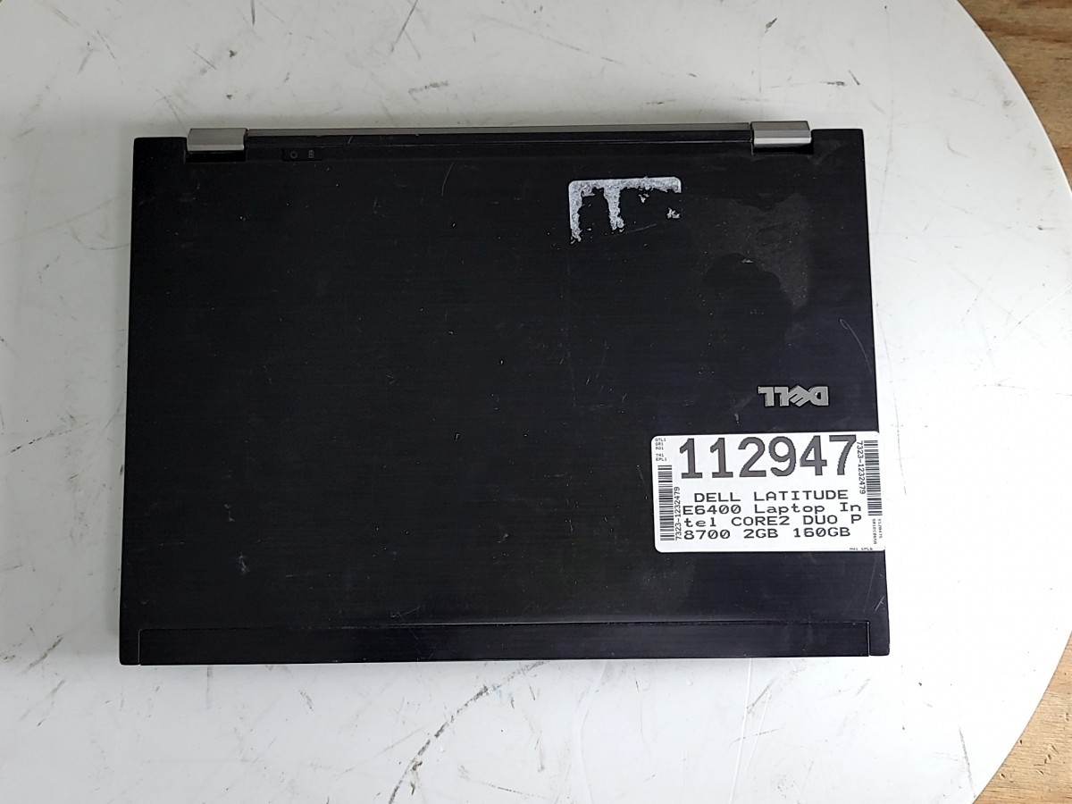 DELL LATITUDE E6400 Laptop Intel CORE2 DUO P8700 2GB 160GB SEE NOTES