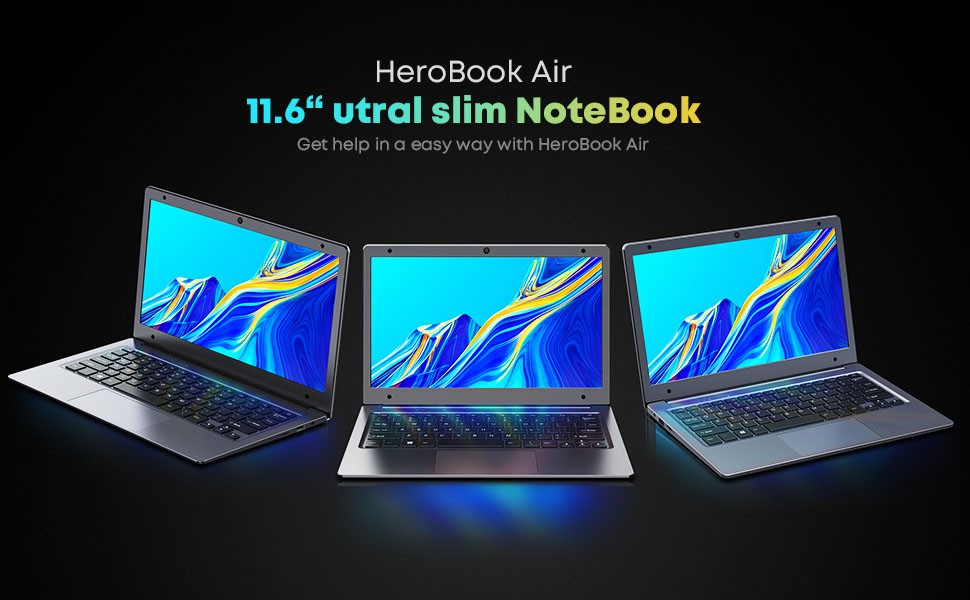 CHUWI HeroBook 14.1″ Windows 11 Laptop Intel N4020 6/8GB RAM 128/256GB SSD