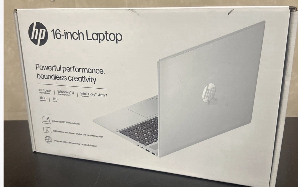 HP OmniBook 5 16z-ag100 16″ Touch Laptop Core Ultra 7 16GB 1TB SSD Win11 Pro