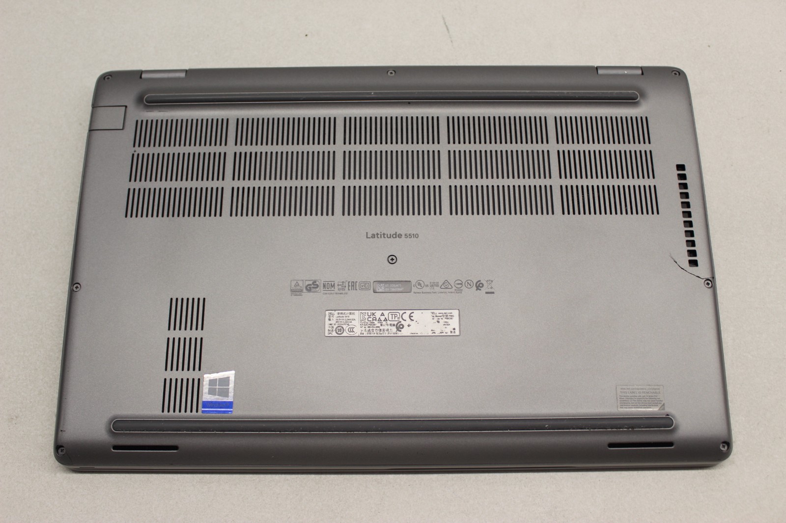 Dell Latitude 5510 I7-10810U 512GB SSD 16GB DDR4 Win11Pro*See Descrip