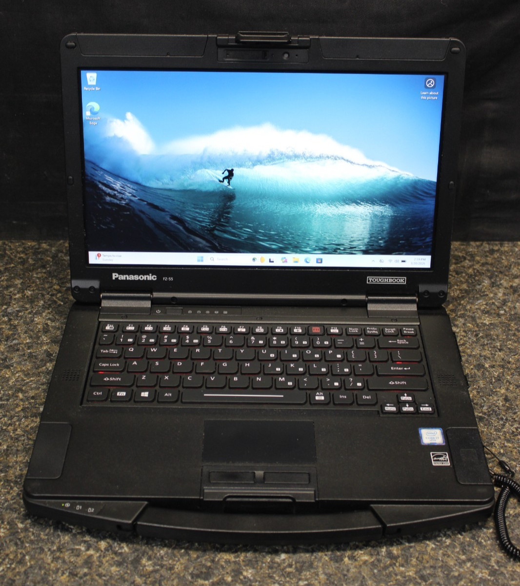Panasonic Toughbook FZ 55-1 I7-8665U 512GB m.2-16GB DDR4 Win11Pro- Touchscreen