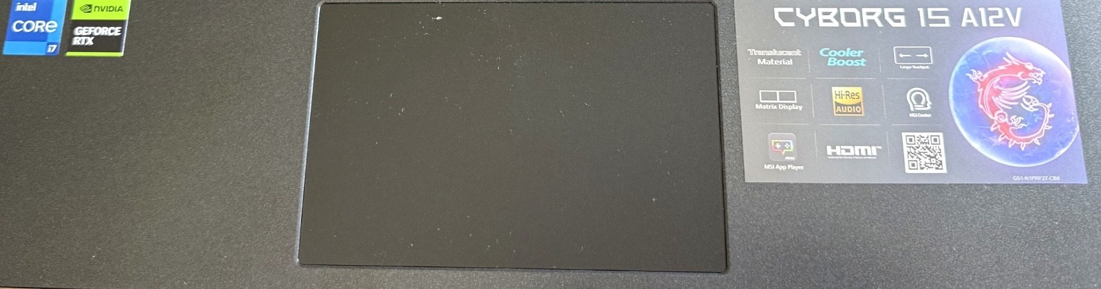 Open Box MSI Cyborg 15 A12VF i7-12650H RTX 4060 8GB 512GB