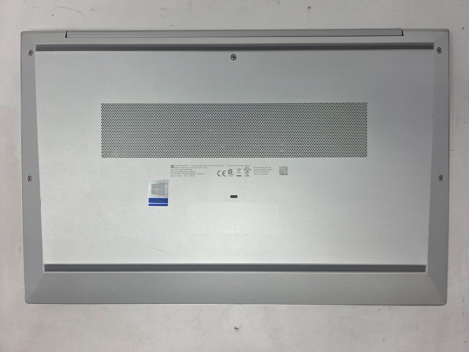 LOT OF 5 HP ELITEBOOK 850 G7 i5-10310U 1.70GHZ 16GB–256GB SSD WIN 11 PRO
