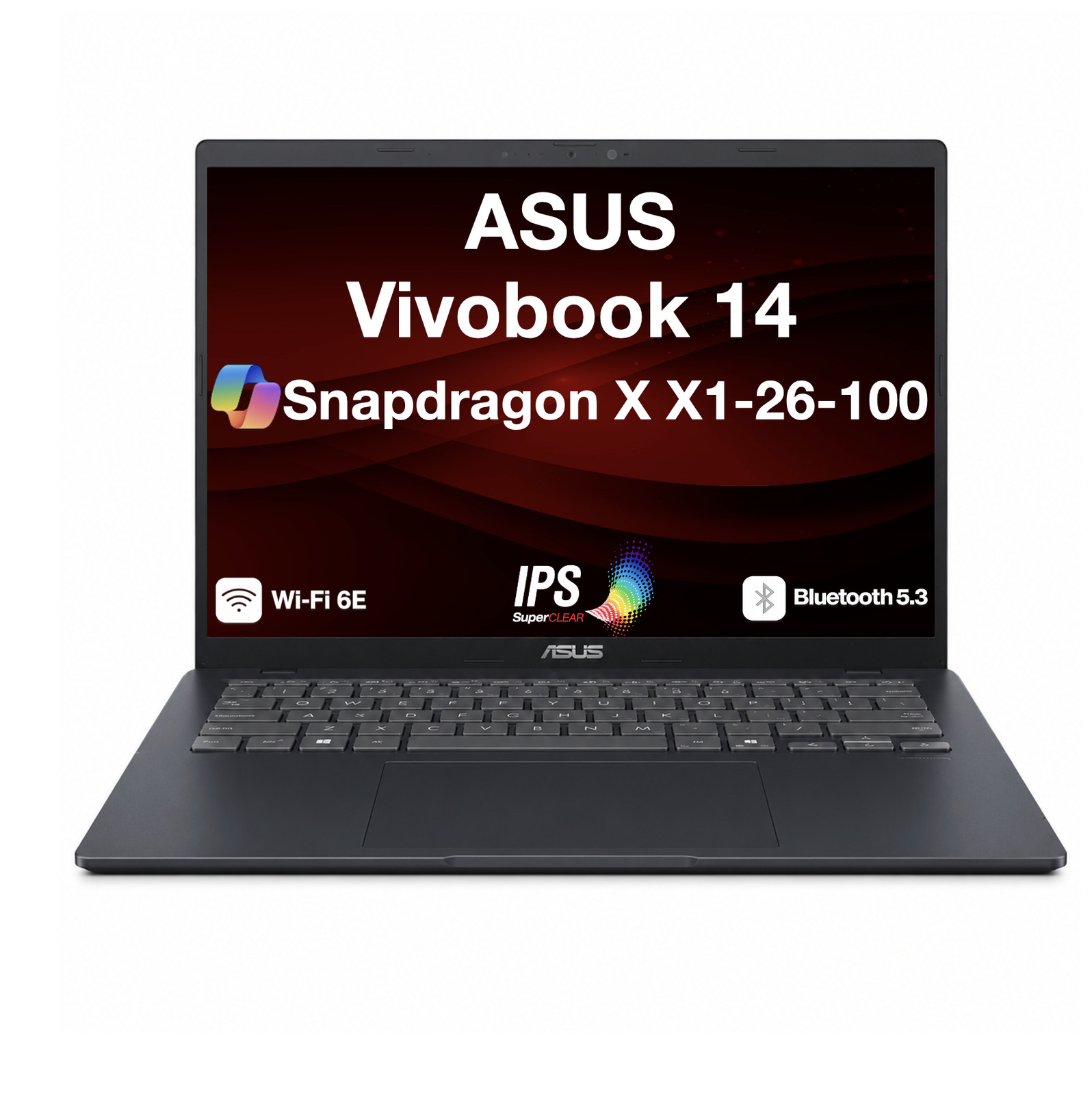 ASUS Vivobook 14.0″ 1920×1200 Snapdragon X X1-26-100 16GB 1TB SSD Windows 11 Pro