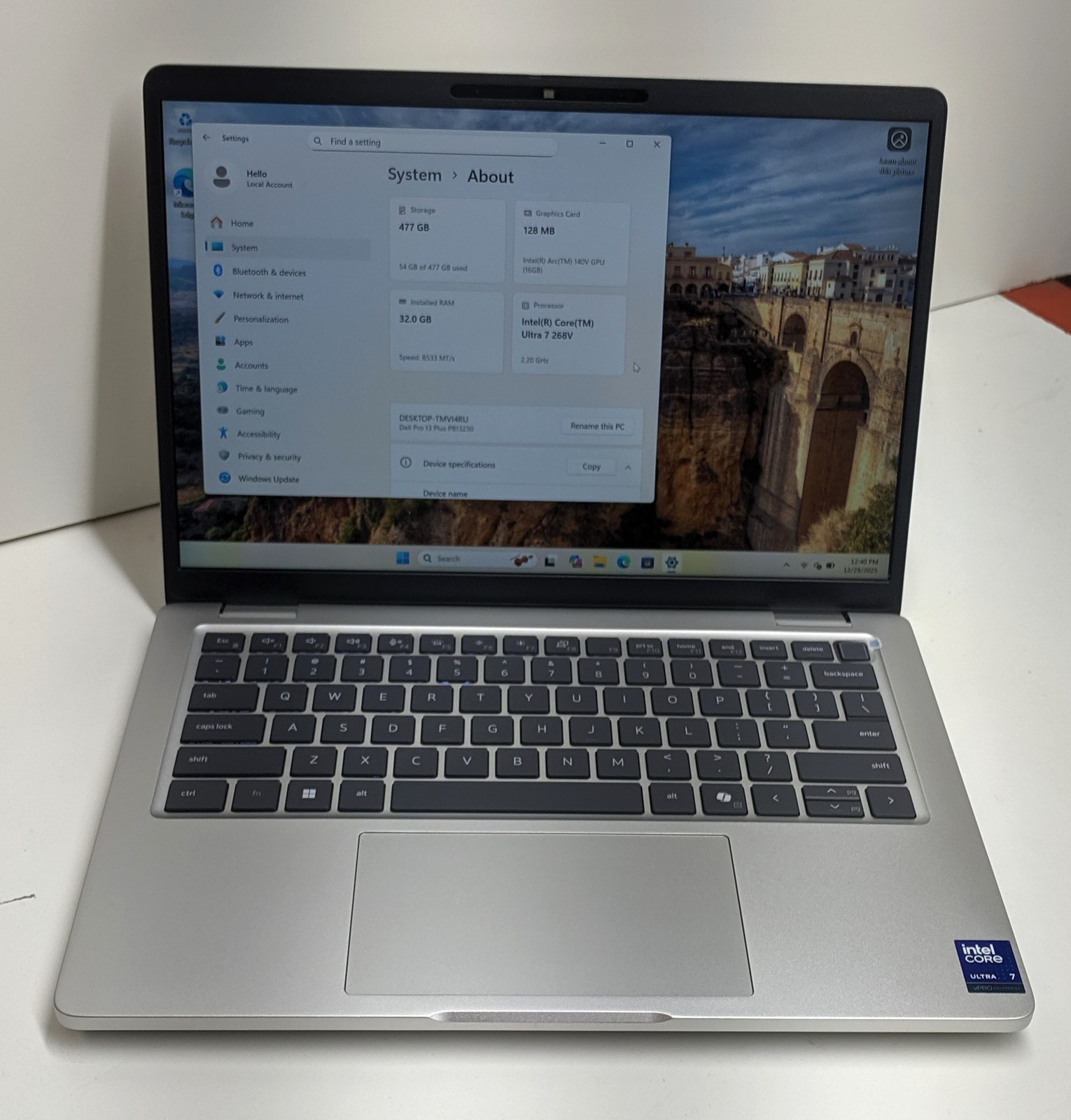 DELL PRO 13 PLUS PB13250 ULTRA 7-268V, 32GB, 512GB