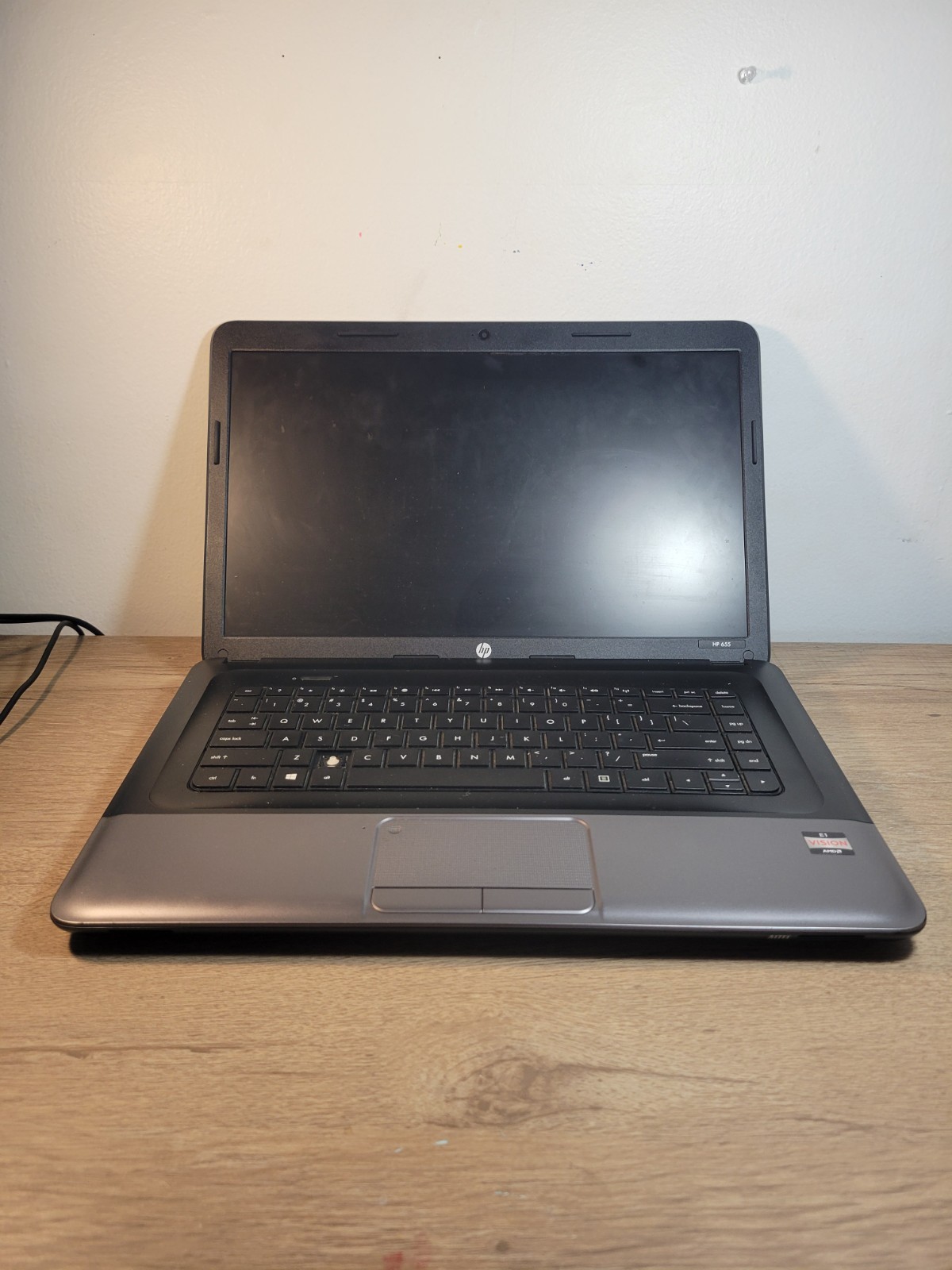 hp 655 E1 Vision black Laptop With Cover