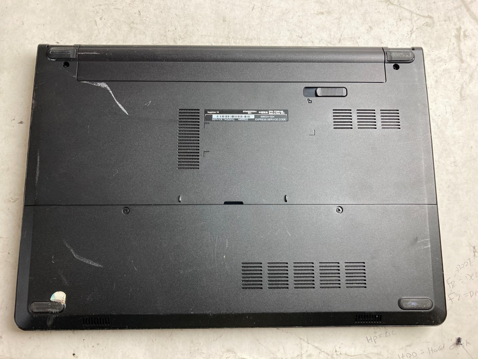 Dell Inspiron 3451 w/Celeron N2840, 2GB RAM, 500GB HDD, 14″ Laptop for Parts