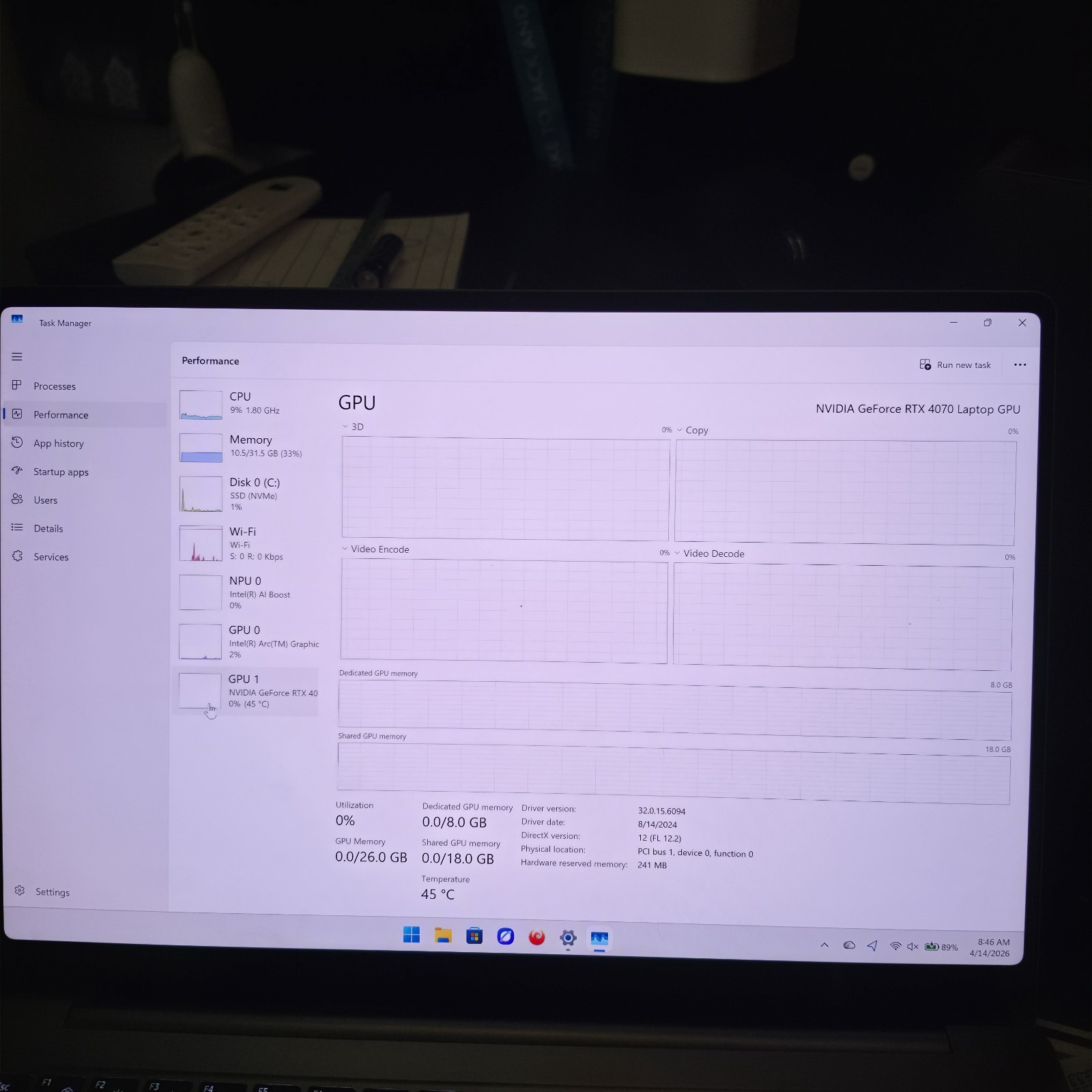 Samsung Galaxy Book 4 Ultra 9 RTX 4070 32GB RAM 1 TB SSD OLED