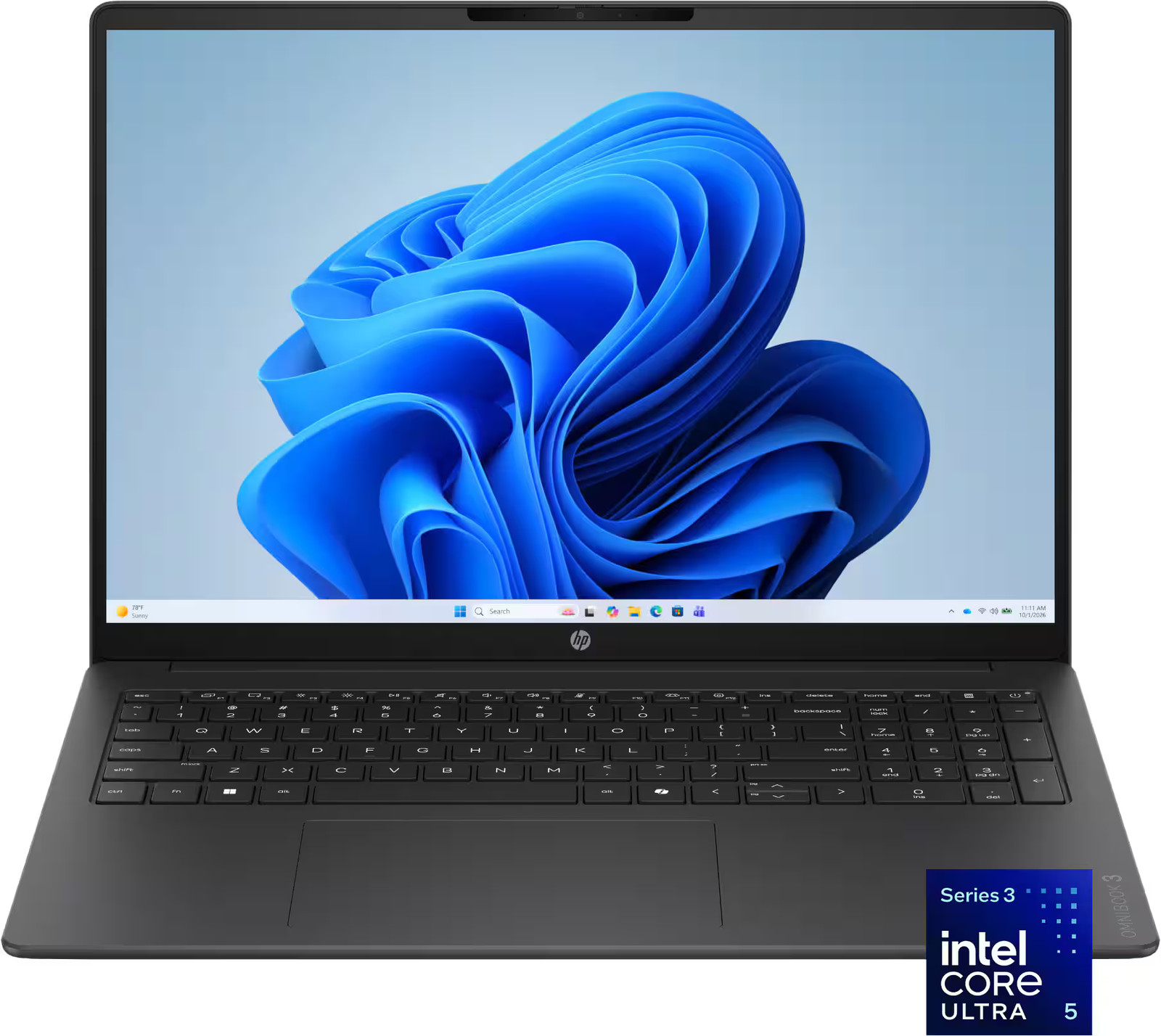 HP – OmniBook 3 16″ 2K Touchscreen Laptop – Intel Core Ultra 5 (2025) – 16GB …