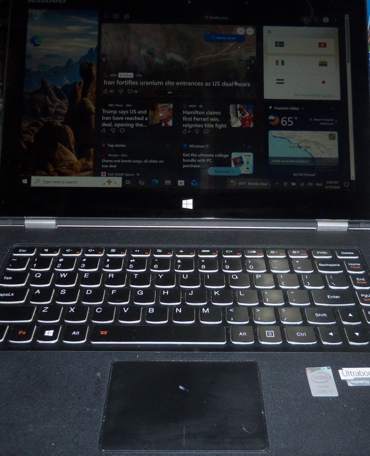 Lenovo Yoga 2 Pro 2-in-1, Touchscreen, i7-4500U 1.8 GHz, 8GB RAM, 512GB SSD