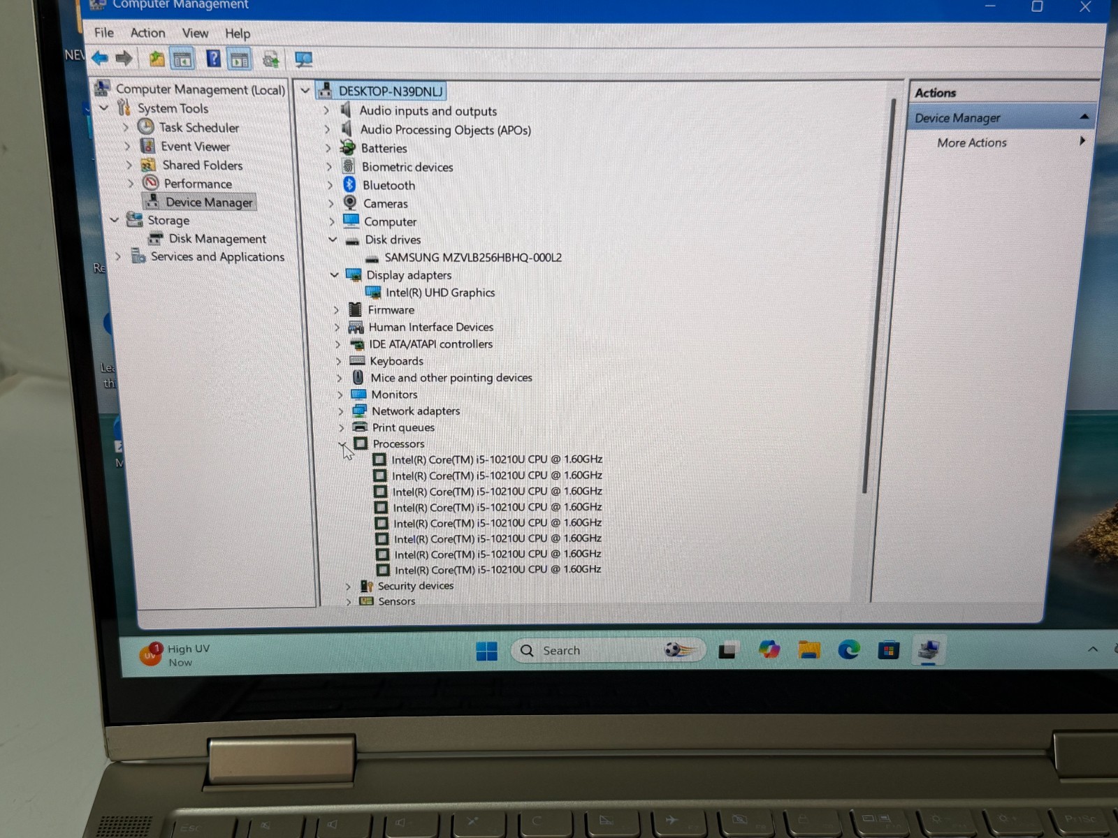 Lenovo Yoga C740-14IML 14″ Touch i5-10210U 8GB RAM 256GB Win11H READ!!!!!