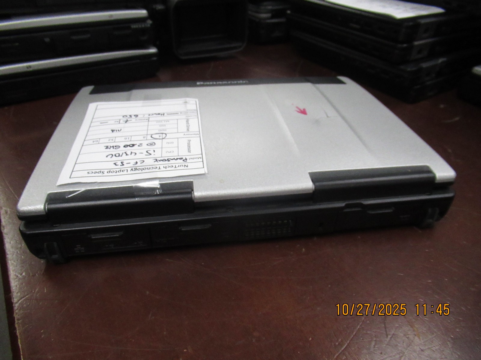 Panasonic Toughbook CF-53 i5 4310U 2.00GHz 4GB Laptop [NO HDD/AC/OS] Hours: 650