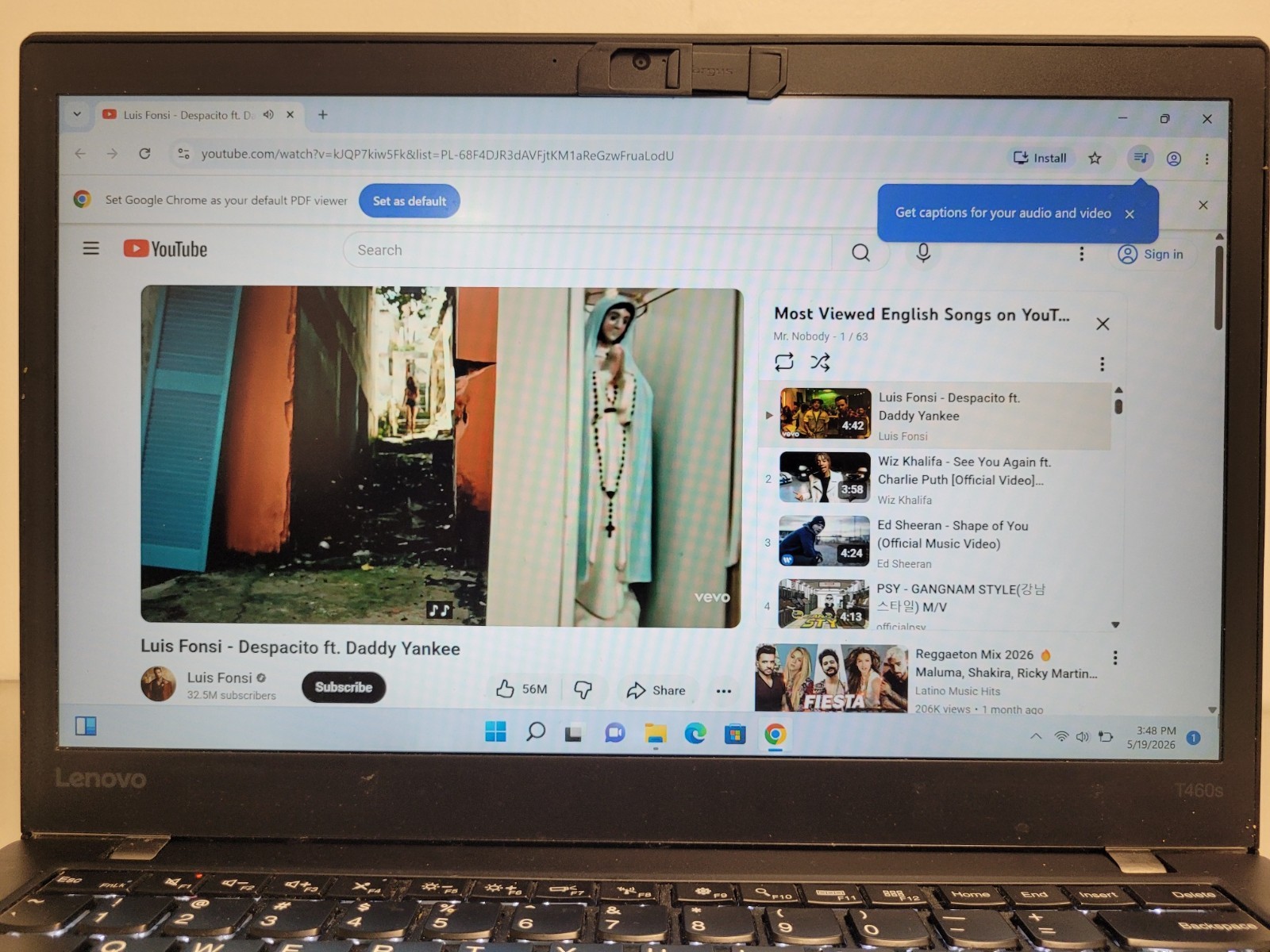 Lenovo ThinkPad T460s 14″ i7-6600u 2.6gh 8gb ram 500gb ssd w11p charger PC0BPN4M