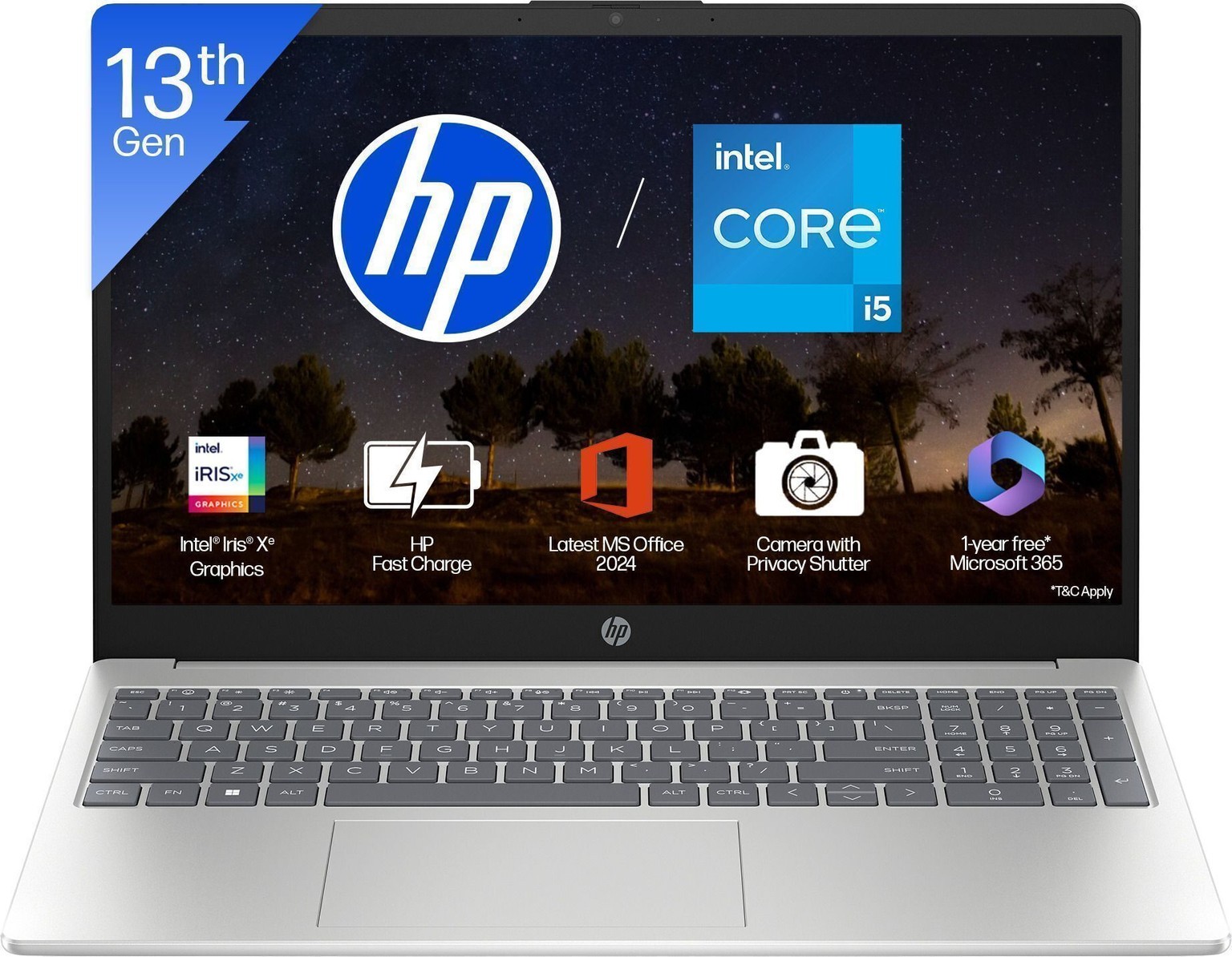 HP 15 Intel Core i5 13th Gen 1335U – 16 GB/512 GB SSD/Windows 11 Home