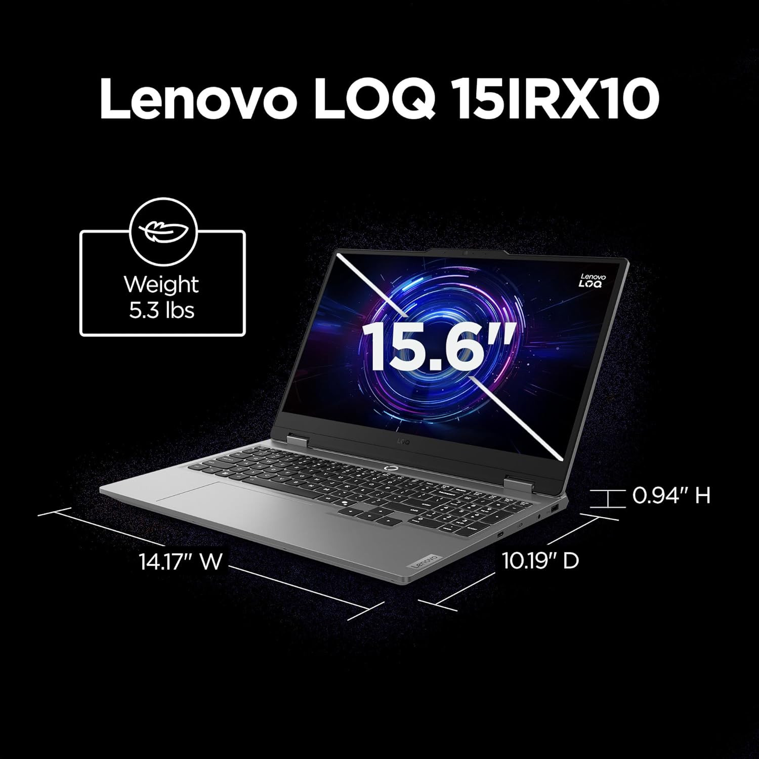 Legion LOQ – Ai-Powered Gaming Laptop – Intel® Core™ I7-13650Hx – 15.6″ FHD IPS