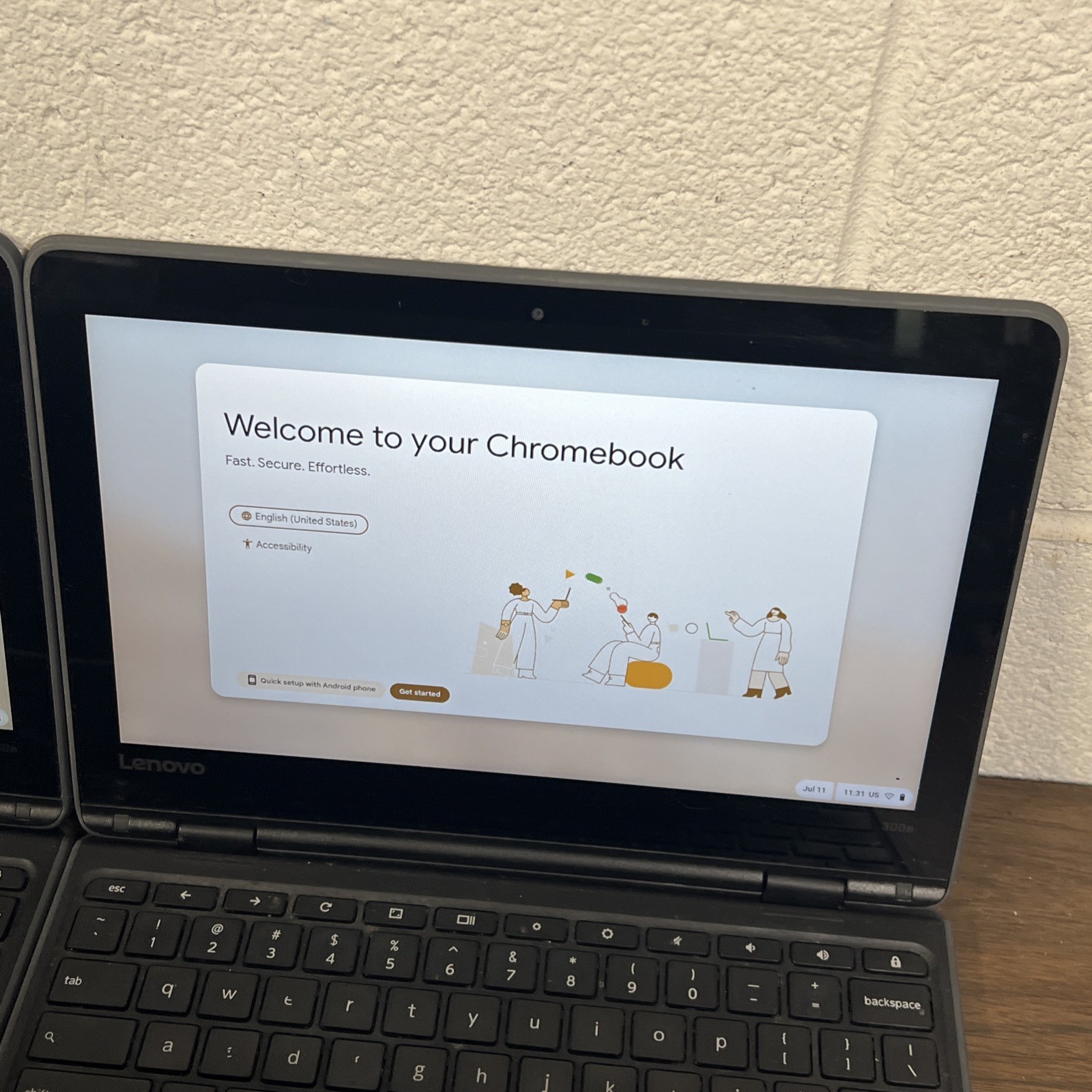 Lot of 6 Lenovo Chromebook 300e/N23 2 in 1 Touch (MT8173/MT8173C 4GB RAM – 32GB)