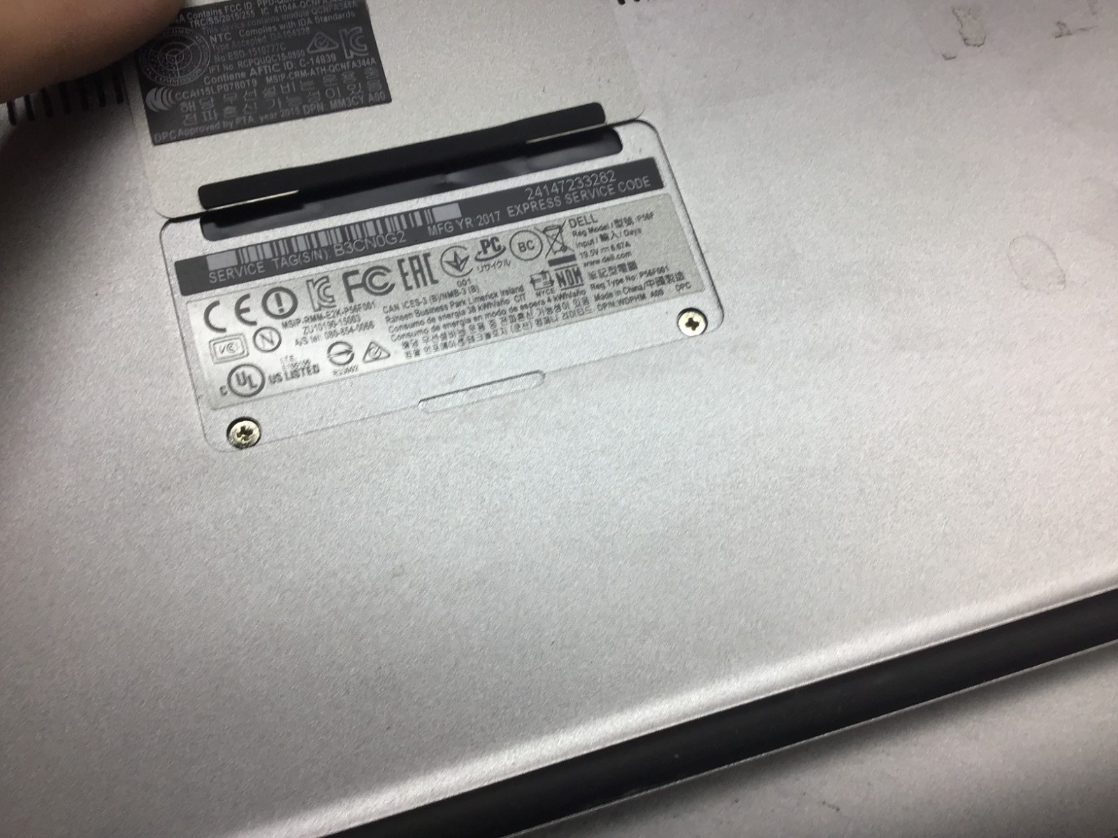 Dell Precision 5510 Intel Core i5-6th Gen NO HDD