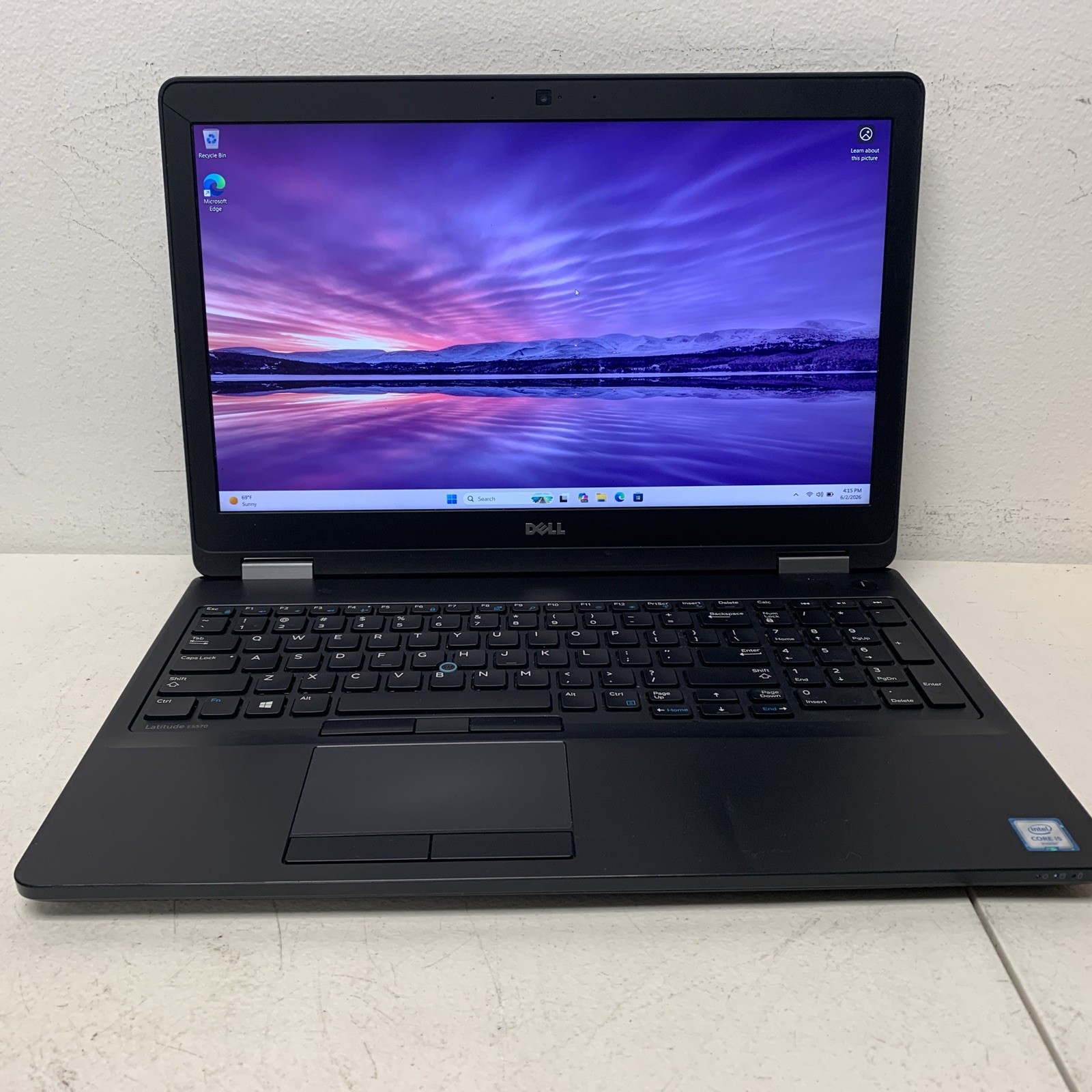 Dell Latitude E5570 15.6″ i5-6200U 2.3GHz 8GB 256gb Ssd Windows 11 Pro –