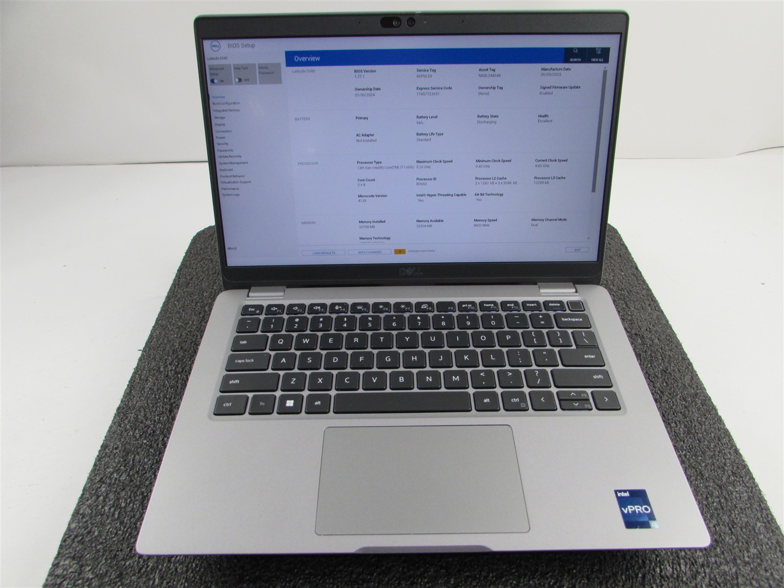 DELL LATITUDE 5340 1920X1080 FHD CORE I5-1345U 512GB SSD 32GB RAM NO O.S