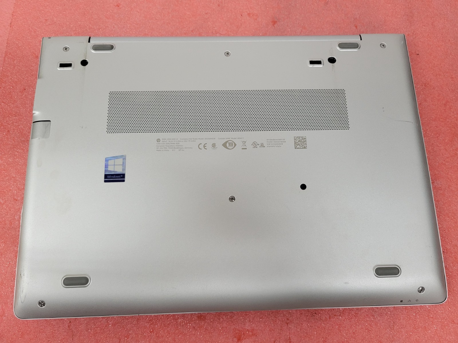 HP EliteBook 840 G5 i5-8250U@1.6GHz 8GB RAM *No Battery/HDD/OS/BIOS* | C856