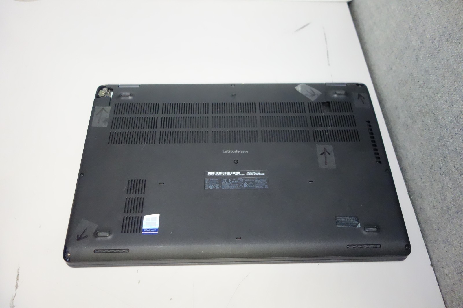 Lot 3 Dell Latitude 5500 15.6″ i5 1.6GHz 16GB/256GB m2 SSD [NO OS] Laptop + AC