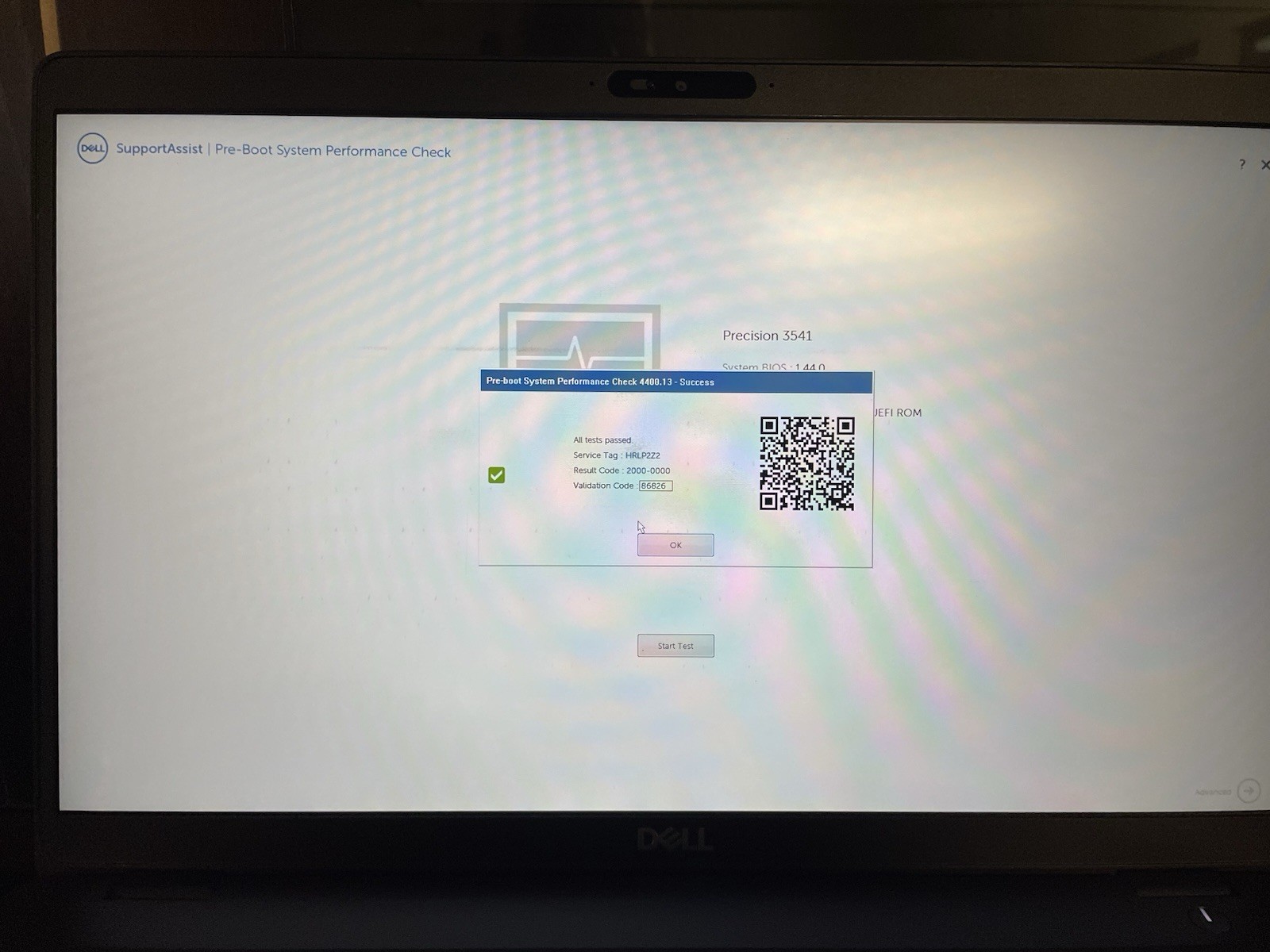 Dell Precision 3541 Mobile Workstation Intel(R) Core(TM)i7-9850H CPU @2.6 GHz 36