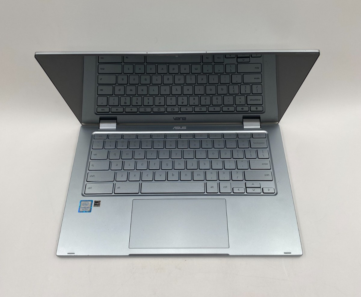 ASUS CHROMEBOOK FLIP C433T 14” M3-8100Y 64GB SSD 4GB DDR4 LITE BLUE/FAIR