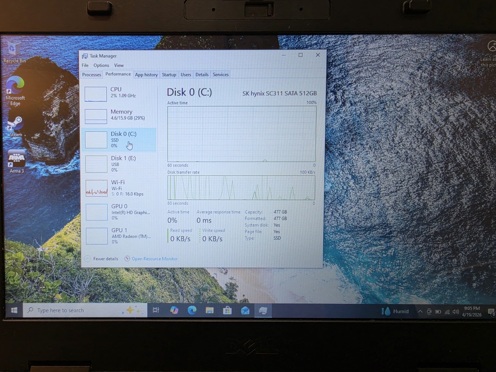 Dell Rugged 5414 R7 M360 *RARE 512GB SSD 16GB RAM I5, 97WH Battery. Read