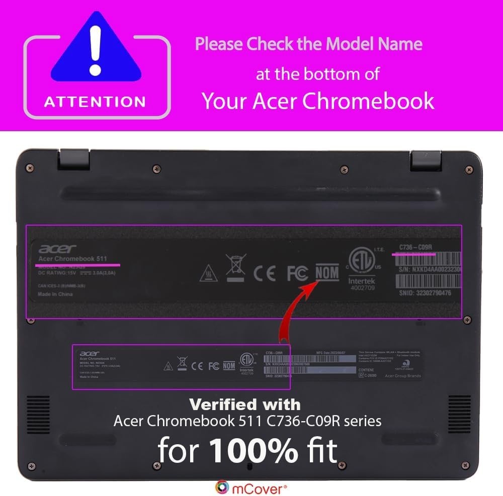 Tailored Hard Shell for Acer Chromebook 511 C736 (11.6 inch) – Modern Protection