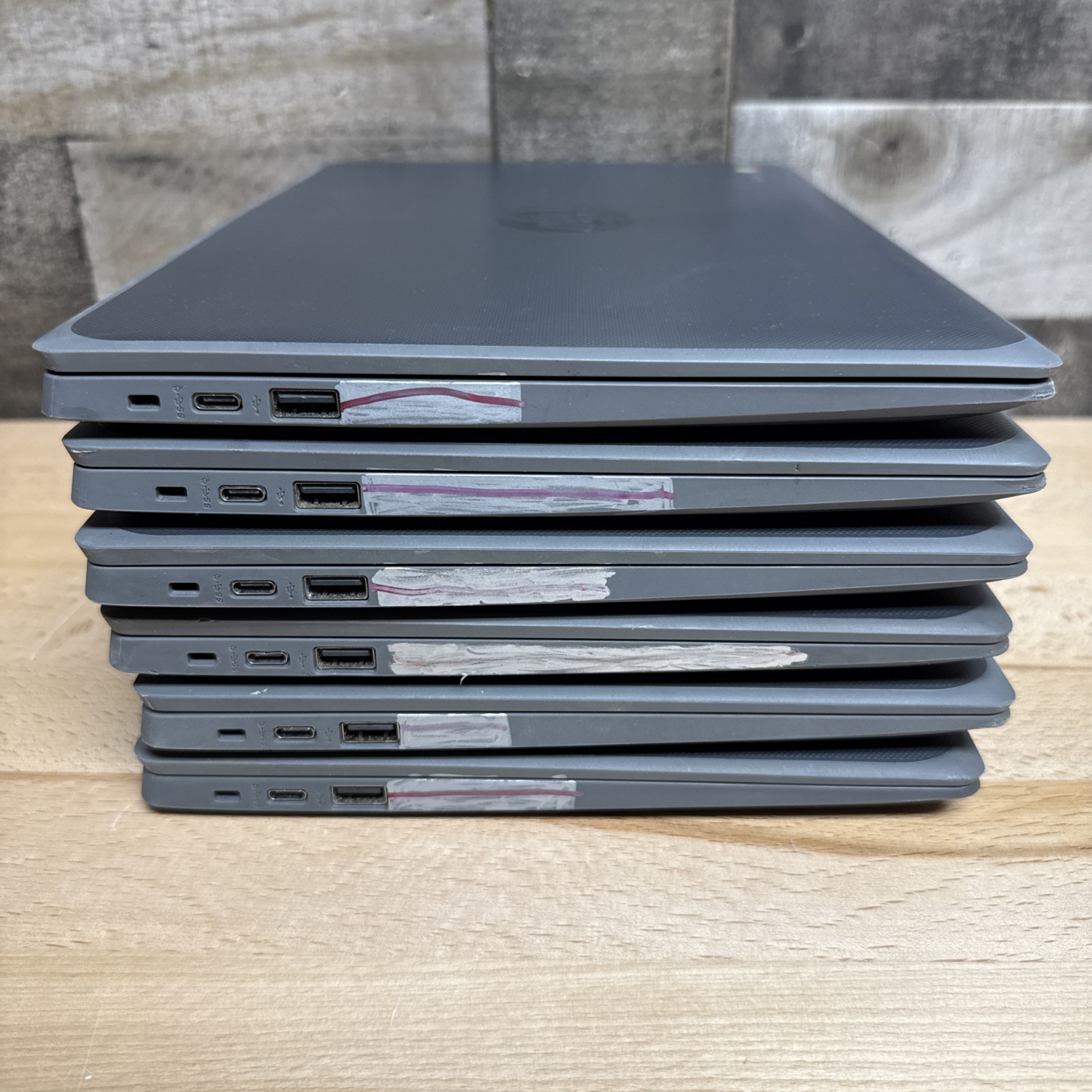 Lot of (6) HP Chromebooks 11A G8 EE AMD A4-9120C RADEON R4 1.60GHz 4 GB RAM 32GB