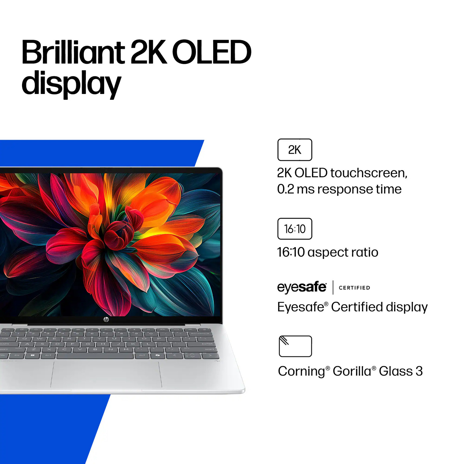 HP – OmniBook 5 – Copilot+ PC – 14″ 2K OLED Touch-Screen Laptop – Snapdragon …