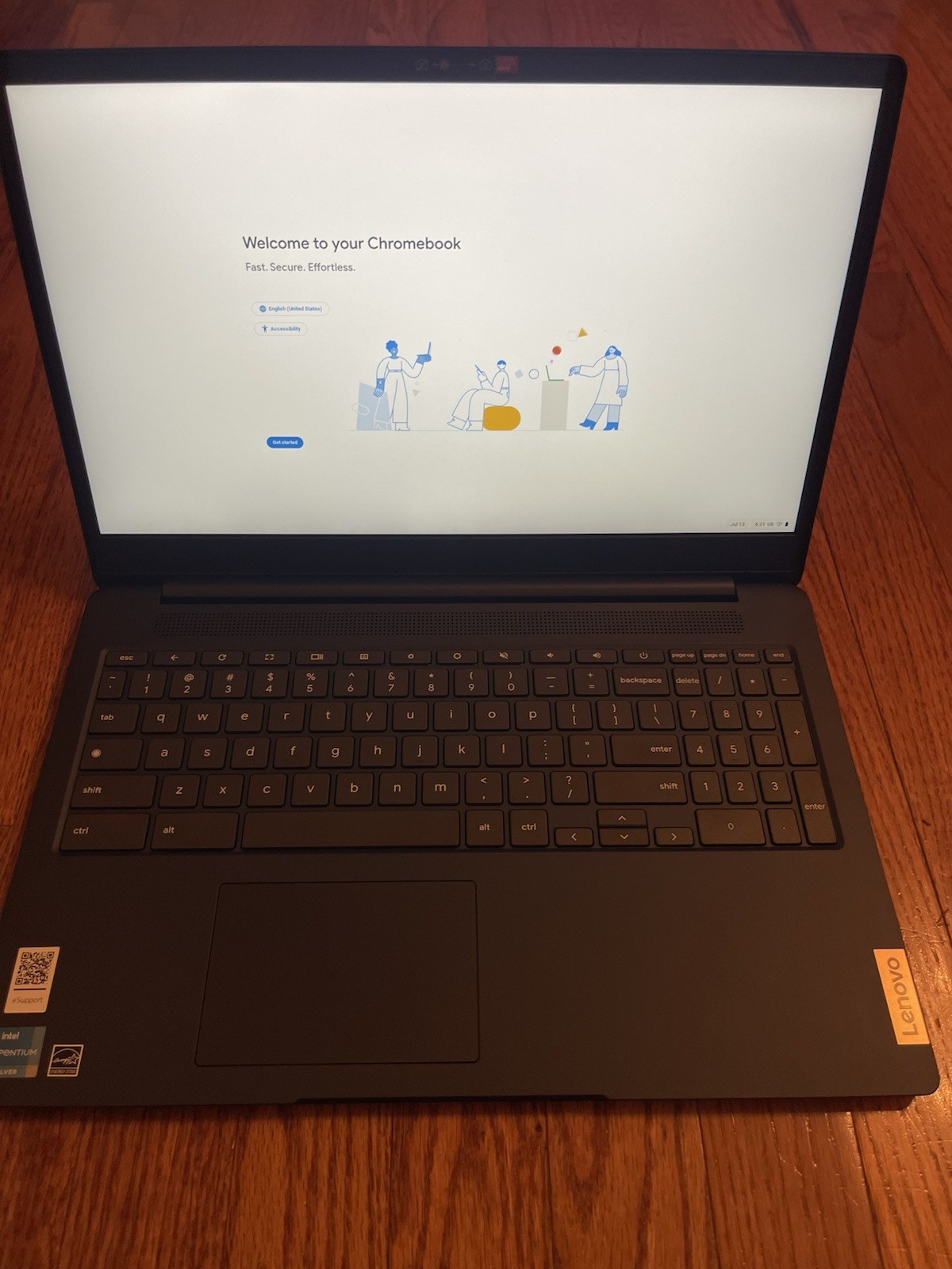 Lenovo 14e Chromebook Gen 3 14″ Notebook Intel N100 4 GB Abyss blue