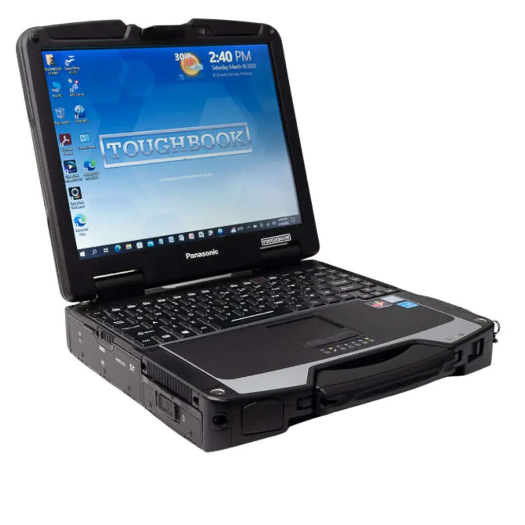 Black Toughbook CF-31 MK6 13.1” Touch Intel i7-7300U 16GB, 1TB LTE Win11