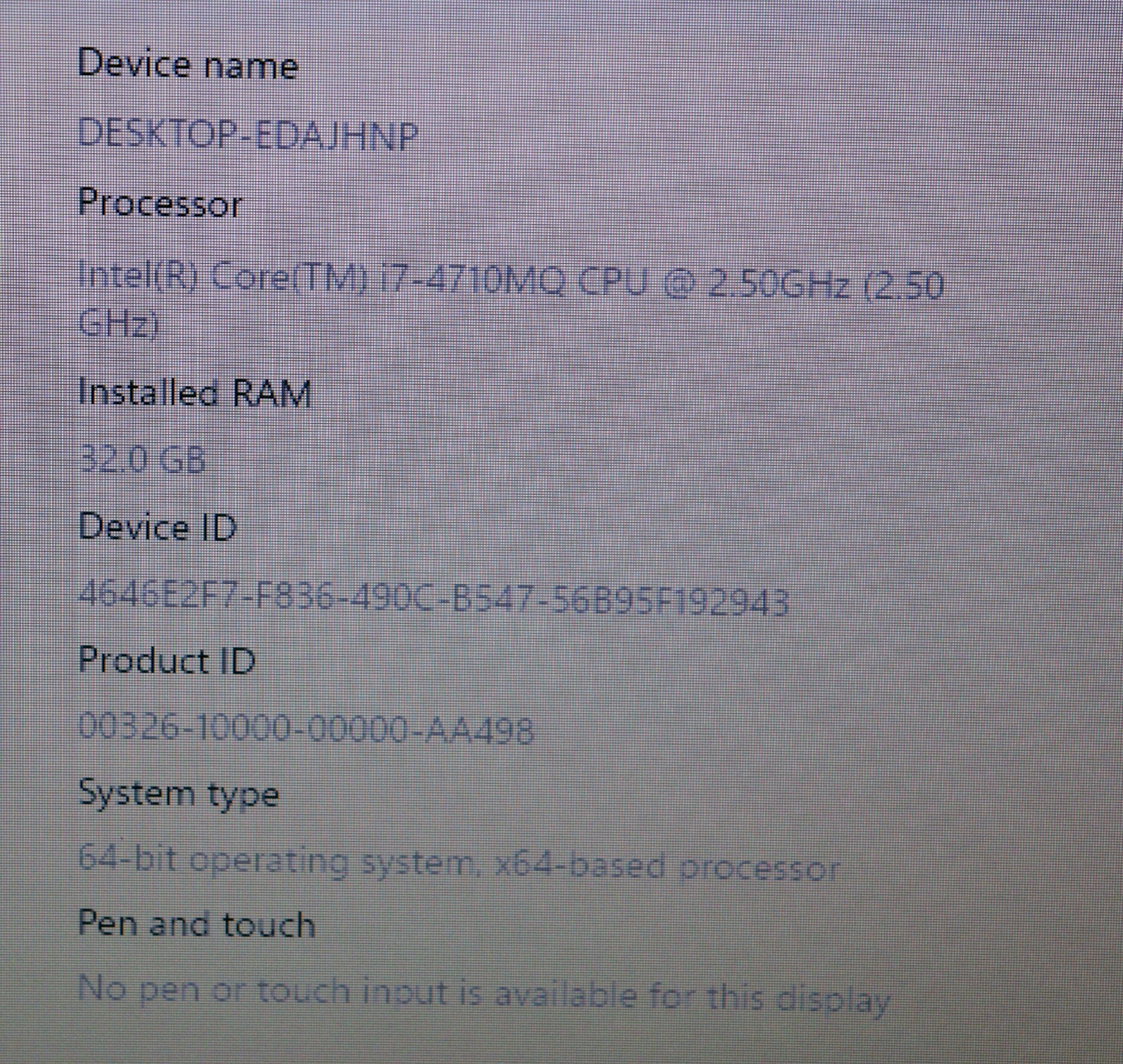Dell Precision M4800 Intel i7 core 2.5GHz 32GBRAM 500GB SSD Win11 eSata HDMI DVD