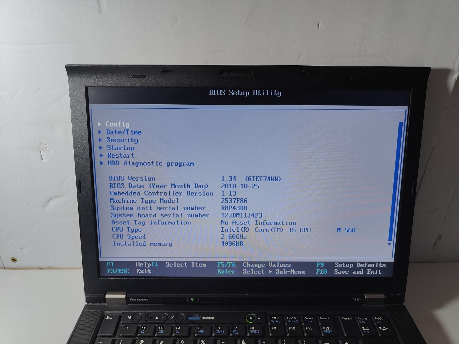 Windows XP Laptop – Lenovo Thinkpad T410 – Intel Core i5, 4GB RAM, 750GB HDD