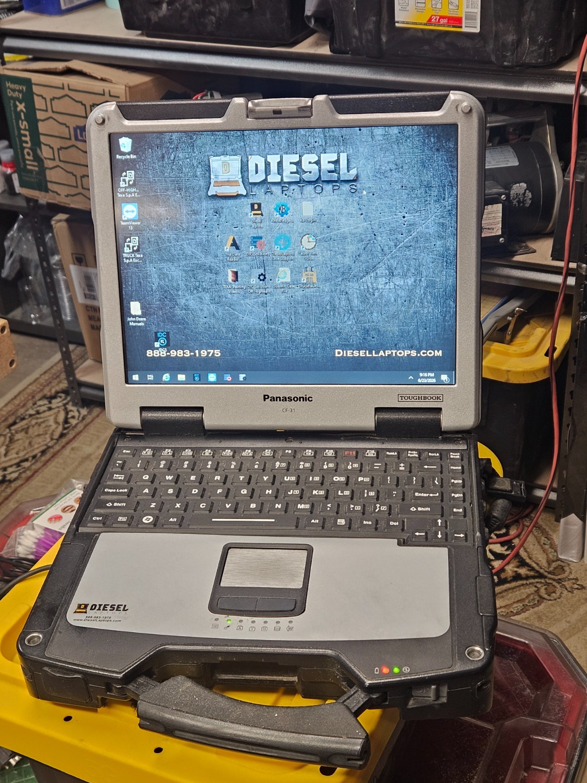 Panasonic Toughbook CF-31 MK-1 i5 520M @ 2.40GHz 8GB 13420HRS Diesel Rubber Kb