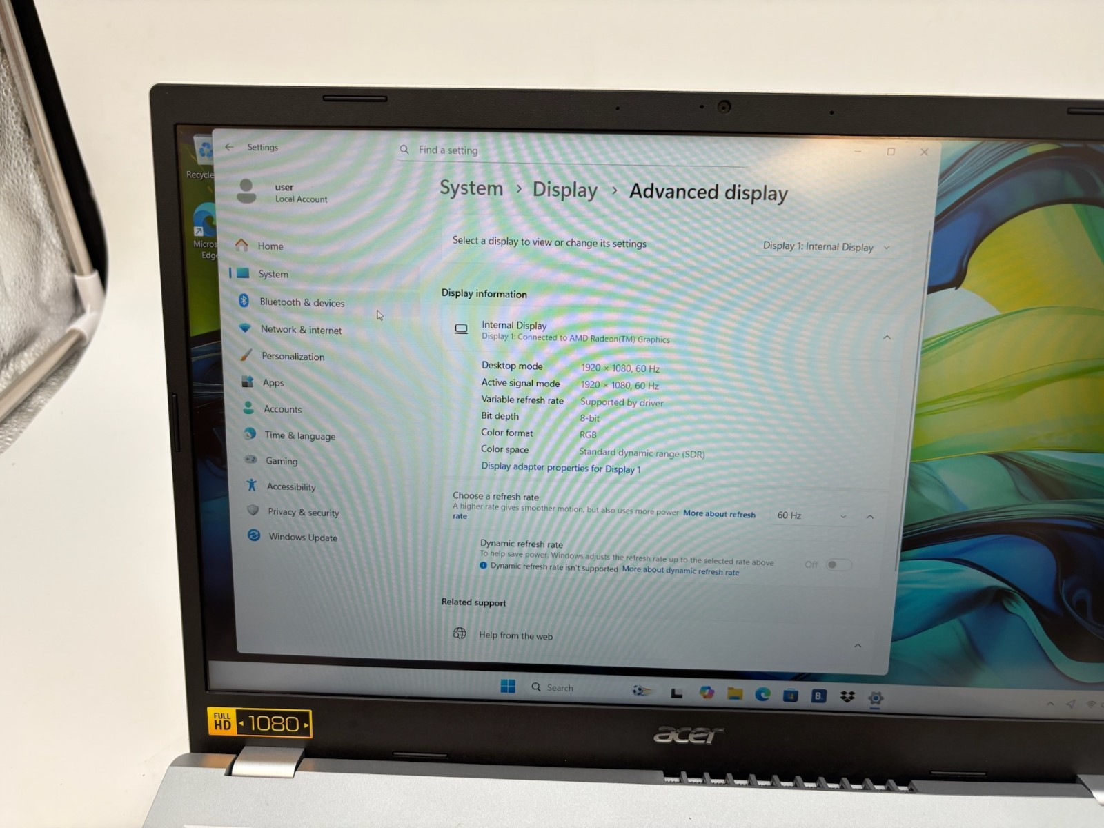 Acer Aspire Go 15 L AG15-21PT 15.6″ 256 GB SSD 8 GB RAM Ryzen 3 7320U