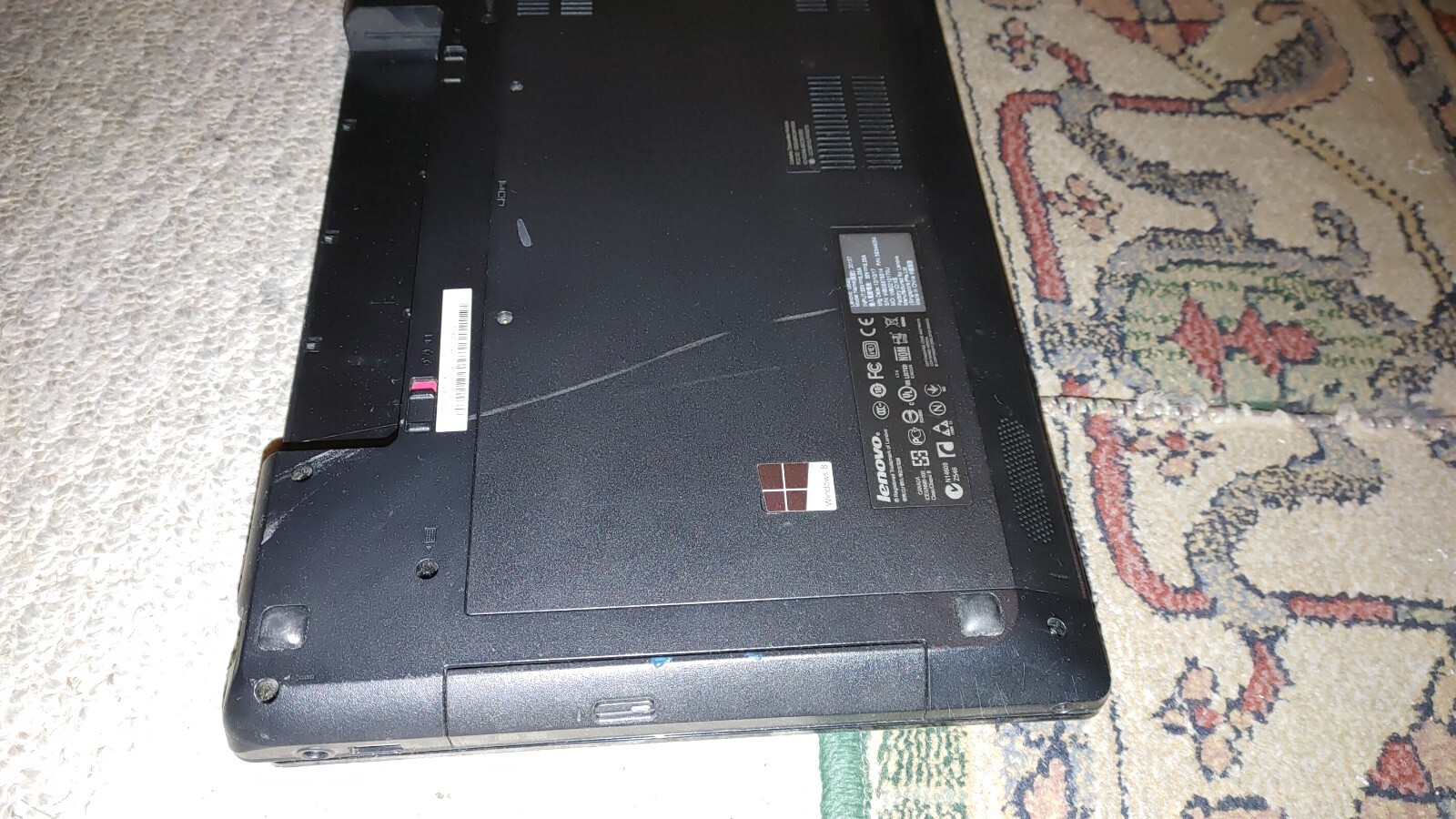 Lenovo G580 DC jack LCD display Hinges keyboard DVD caddy trackpad SD reader