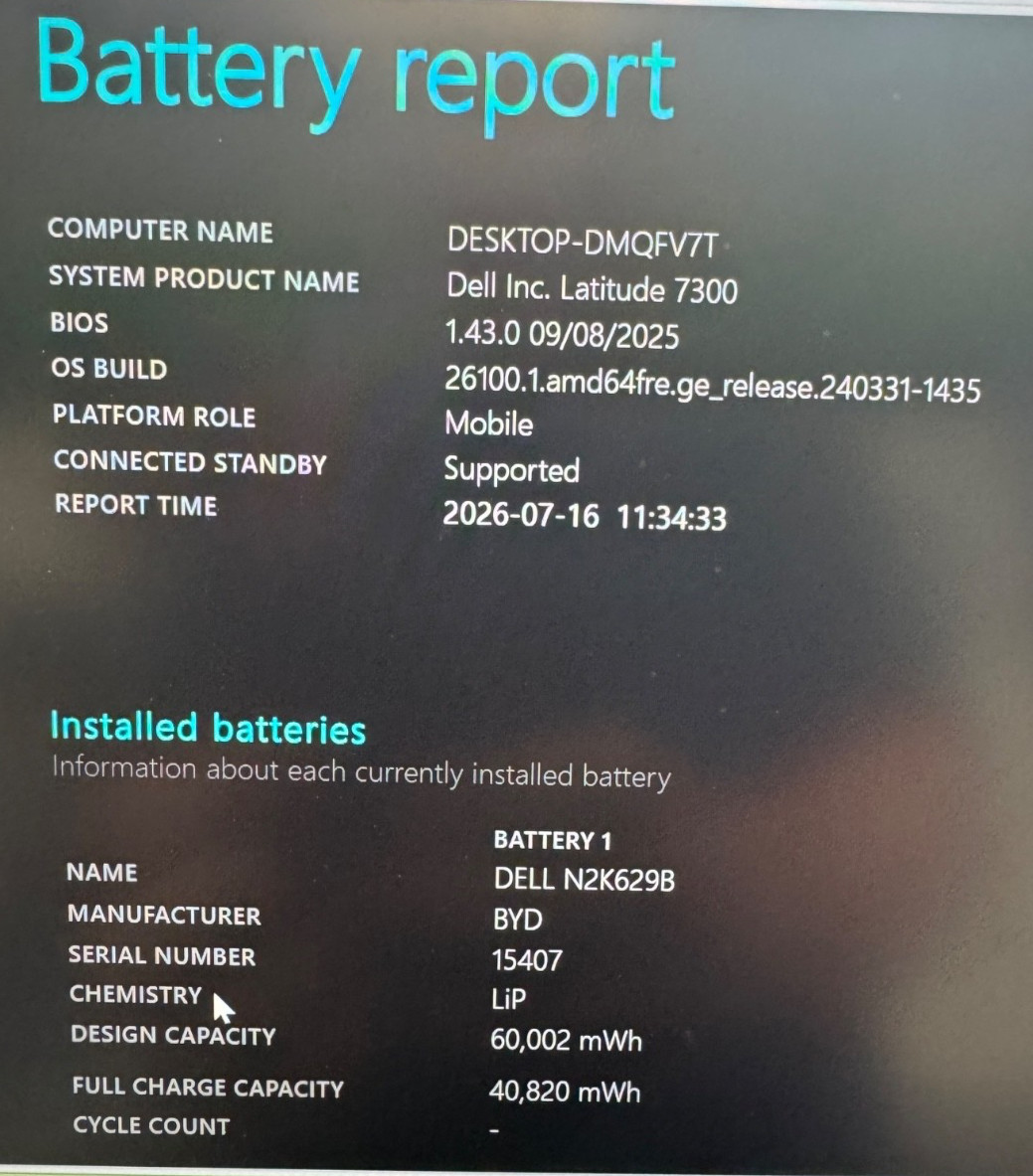Dell Latitude 7300 Touch 13.3″ Laptop Intel Core i7-8665u 256GB 16GB W11PRO