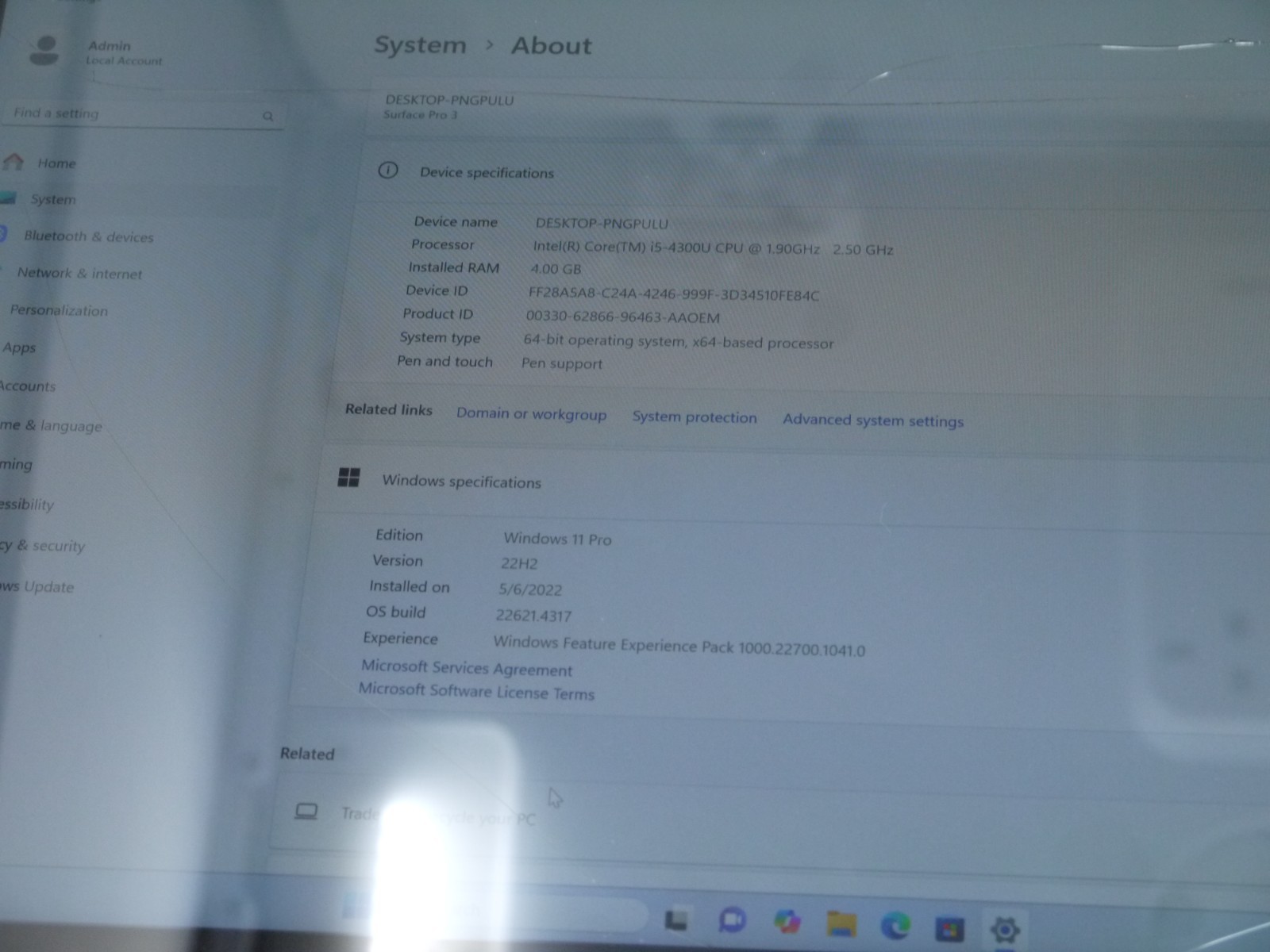 Lot of 3 Microsoft Surface Pro 3 12″ 128GB & 256GB Tablets – Working But Read