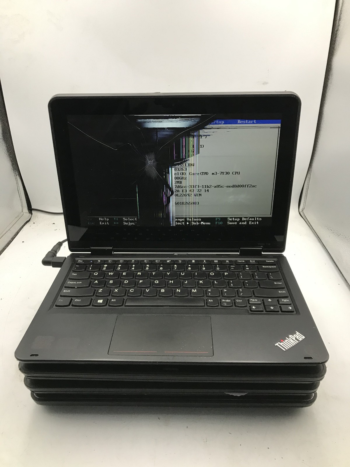 LENOVO THINKPAD YOGA 11E -LOT OF 4- FOR PARTS/REPAIR – INTEL M3 7Y30 – READ -BB