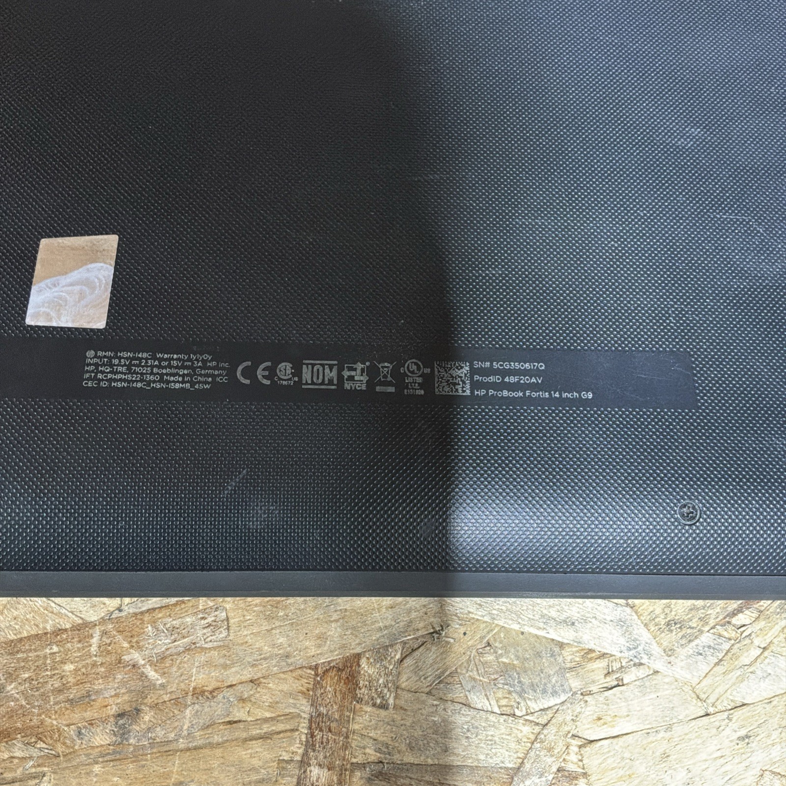 HP Pro Fortis 14 G9 Intel Celeron N4500 CPU @ 1.10GHz 4GB RAM 64GB SSD C336