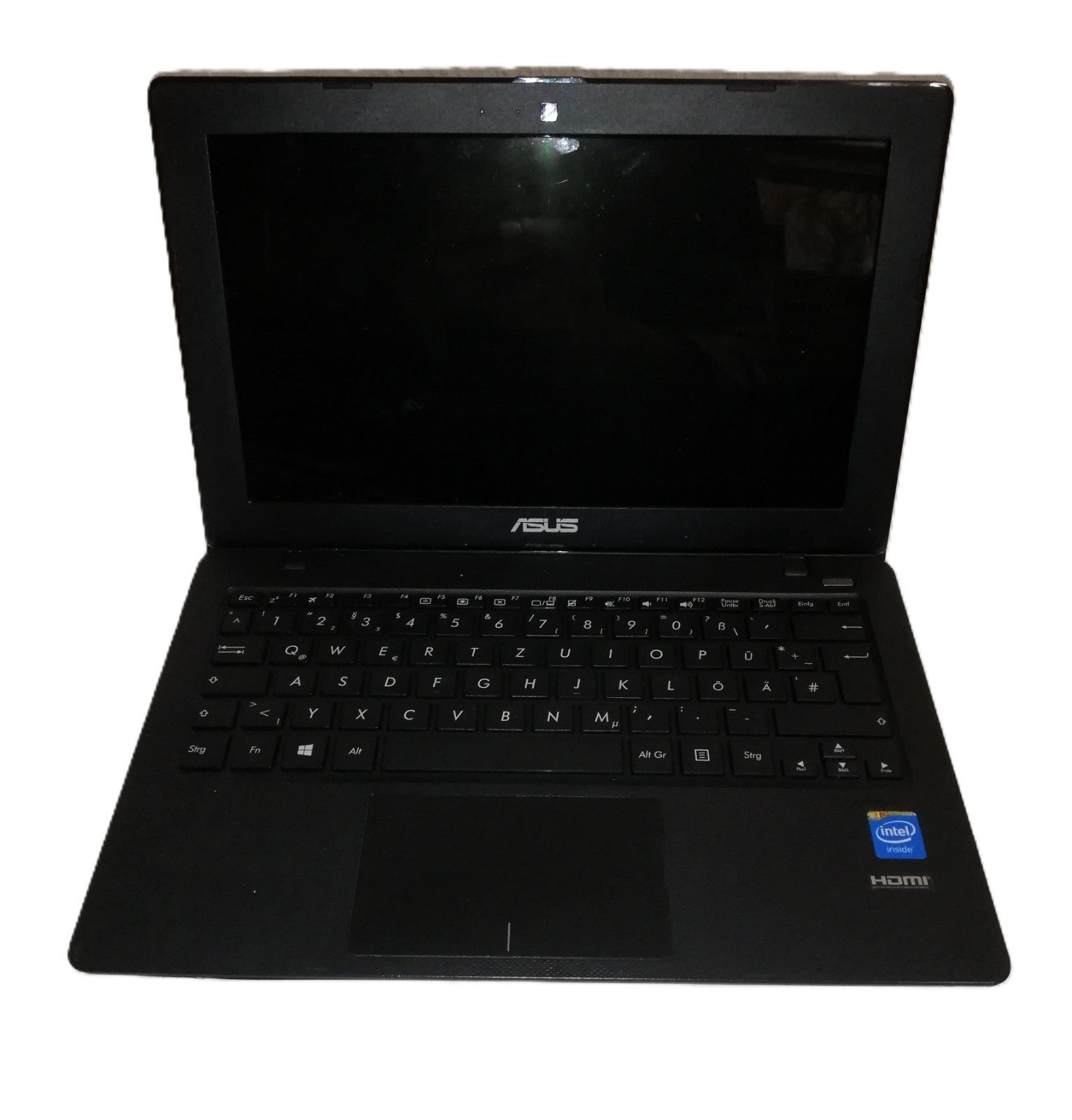 ASUS X200M notebook PC blue used, RAM 2 GB, intel celeron 2.16 GHz