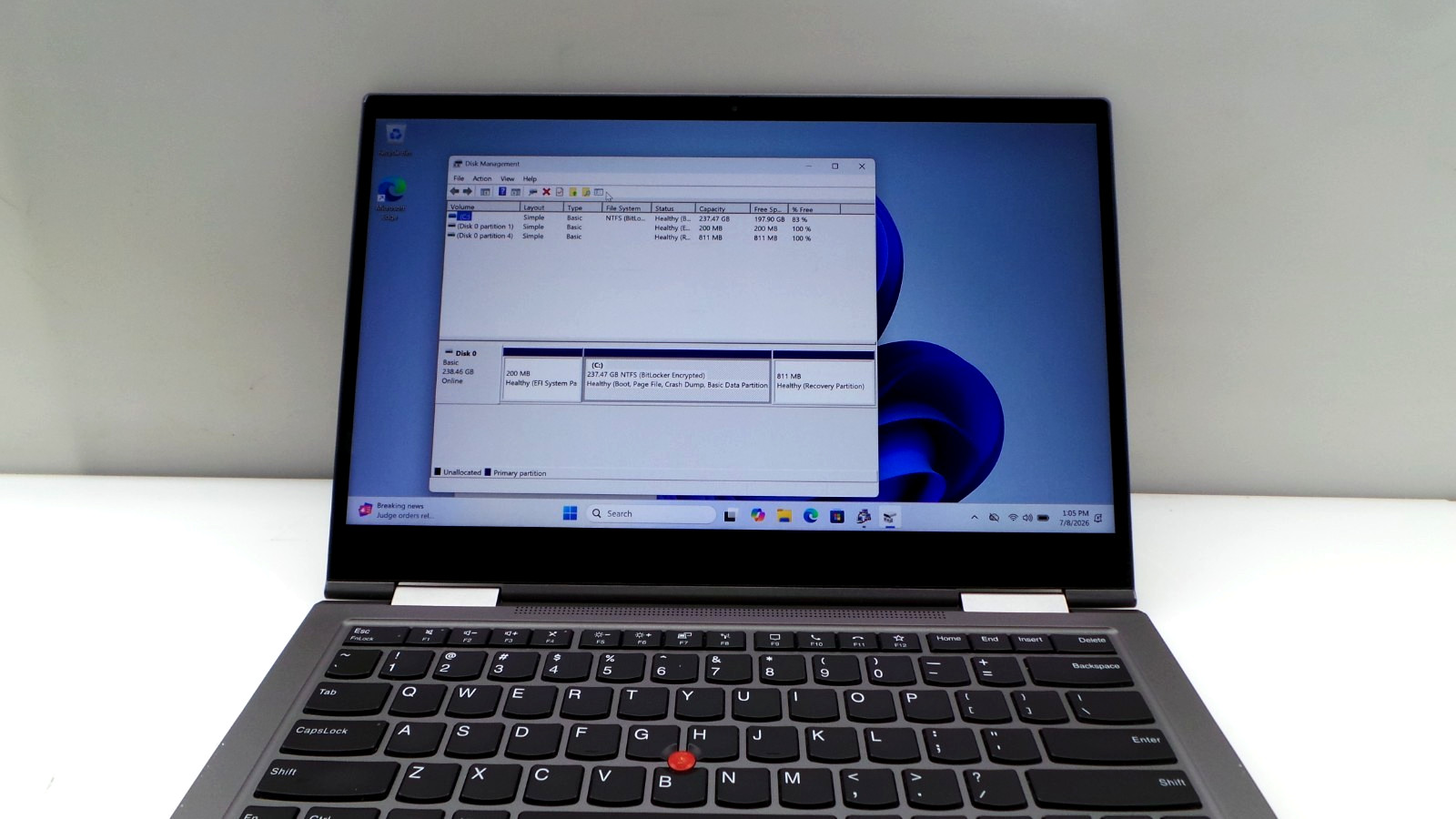 Lenovo ThinkPad X1 Yoga Gen 5 14″ 2-in-1 i5-10210U 16GB RAM 256GB SSD ***READ***