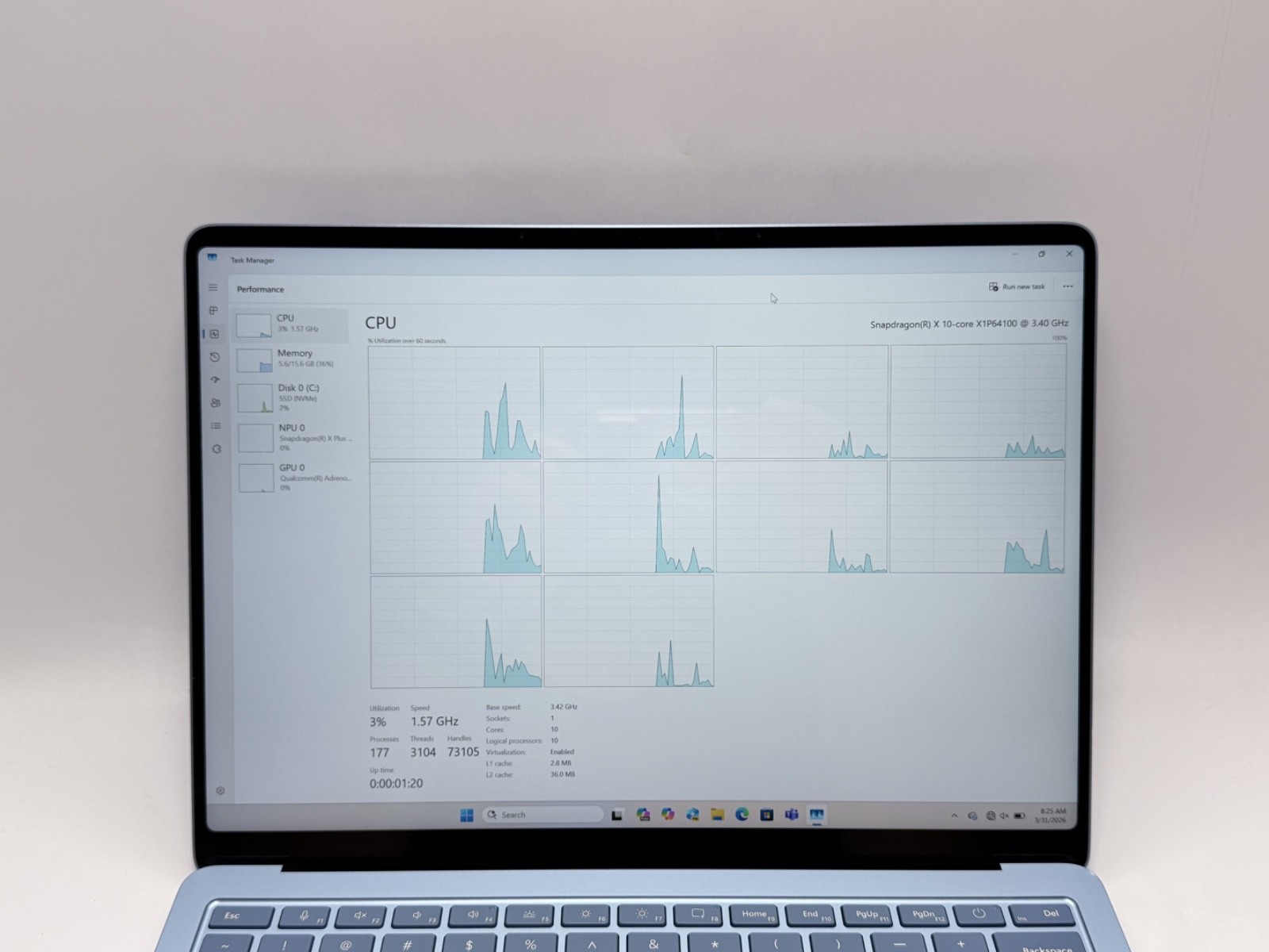 Microsoft Surface Laptop 7 13.8 Snapdragon X Plus 16GB 512GB SSD Tested