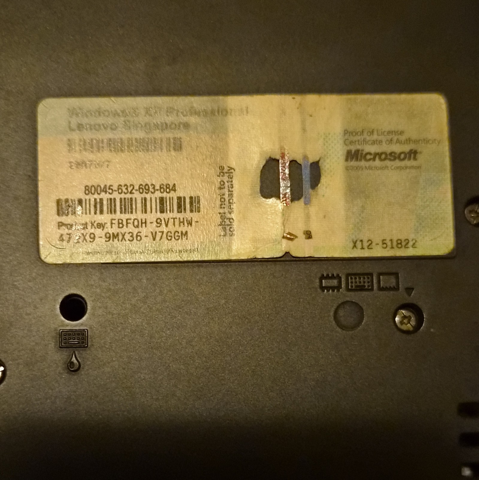 Lenovo ThinkPad T60p 15″ Core 2 Duo 2GB 100GB HDD Win XP Pro FireGL